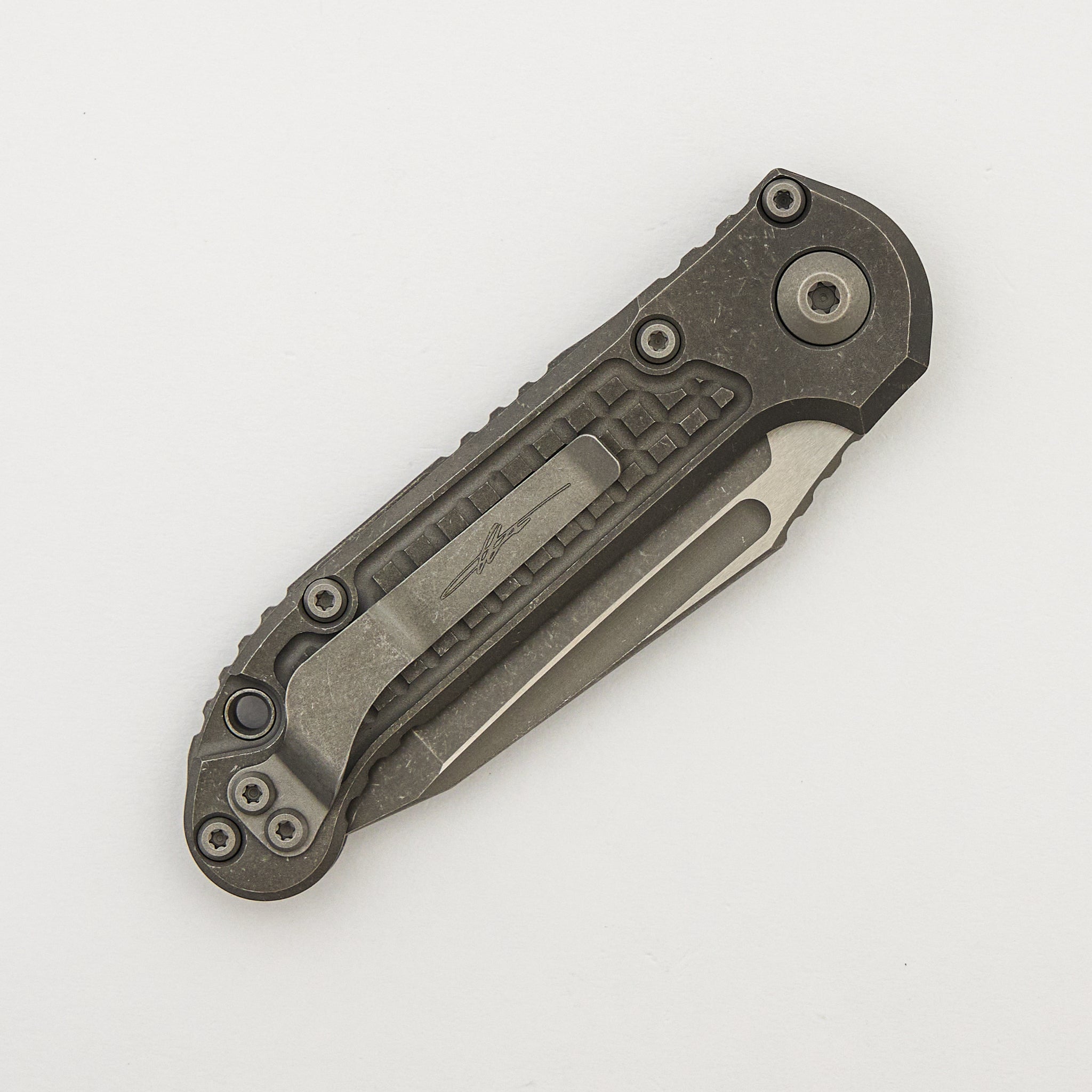 "Marfione Select" L.U.D.T. T/E Apocalyptic Finish Frag Pattern Titanium 1136-10APFRMS1