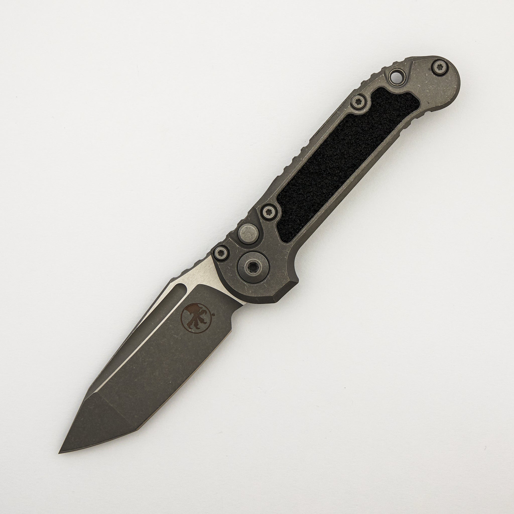 "Marfione Select" L.U.D.T. T/E Apocalyptic Finish Titanium W/ Textured Inlay 1136-10APMS2