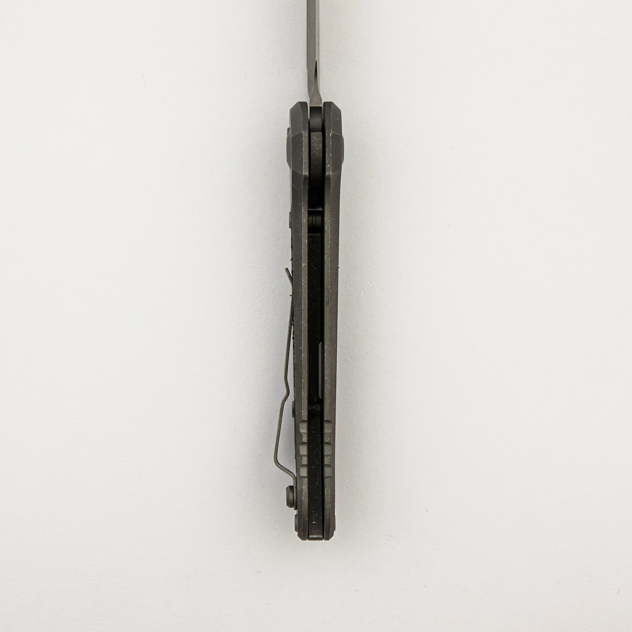 "Marfione Select" L.U.D.T. T/E Apocalyptic Finish Titanium W/ Textured Inlay 1136-10APMS2