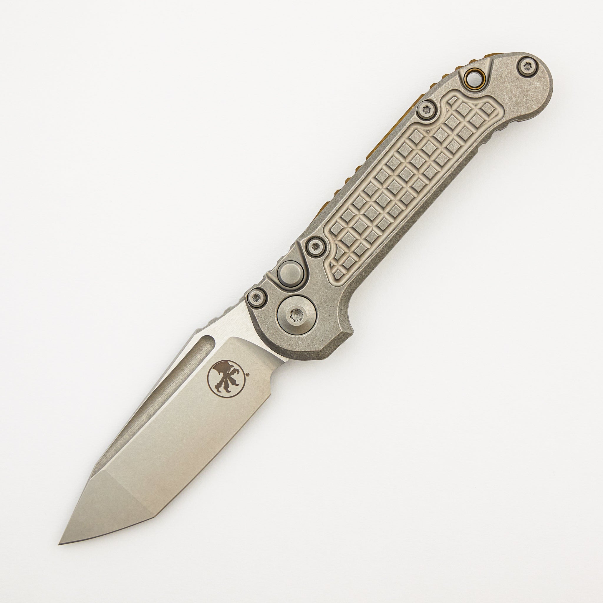 "Marfione Select" L.U.D.T. T/E Stonewash Finish Frag Pattern Titanium W/ Bronze Titanium Accent 1136-10FRMS1