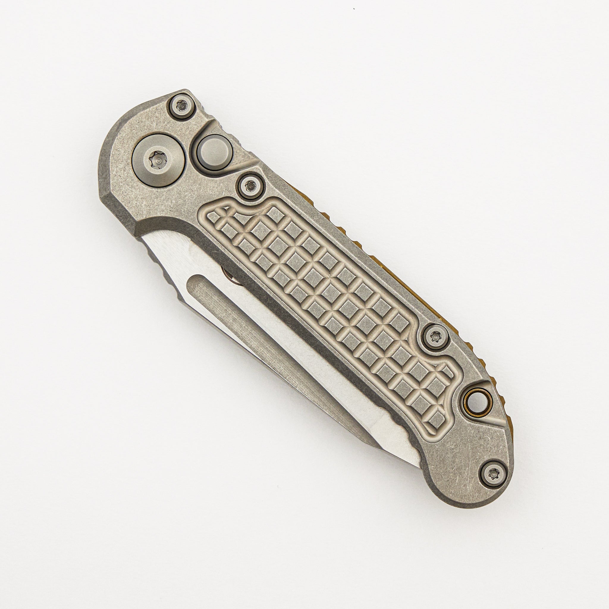 "Marfione Select" L.U.D.T. T/E Stonewash Finish Frag Pattern Titanium W/ Bronze Titanium Accent 1136-10FRMS1