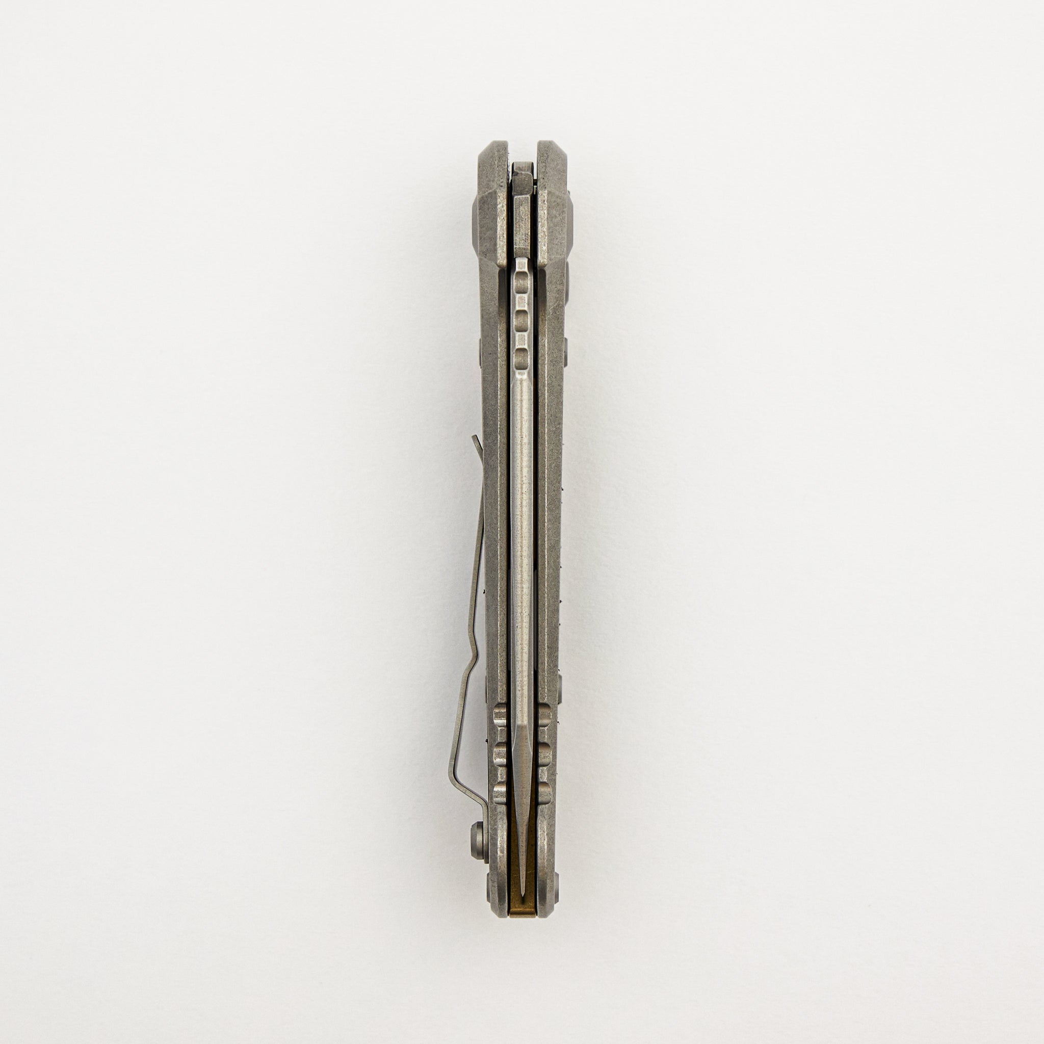 "Marfione Select" L.U.D.T. T/E Stonewash Finish Titanium W/ Textured Inlay and Bronze Titanium Accent 1136-10MS2