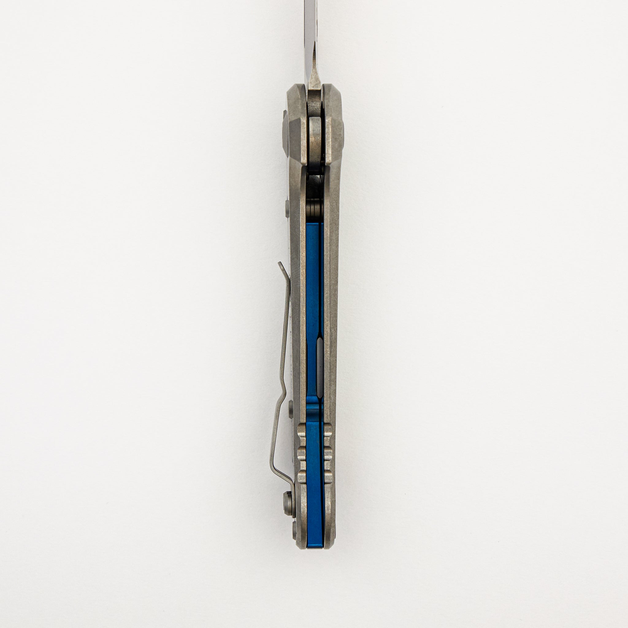 "Marfione Select" L.U.D.T. T/E Stonewash Finish Slab Side Titanium W/ Blue Titanium Accent 1136-10MS3