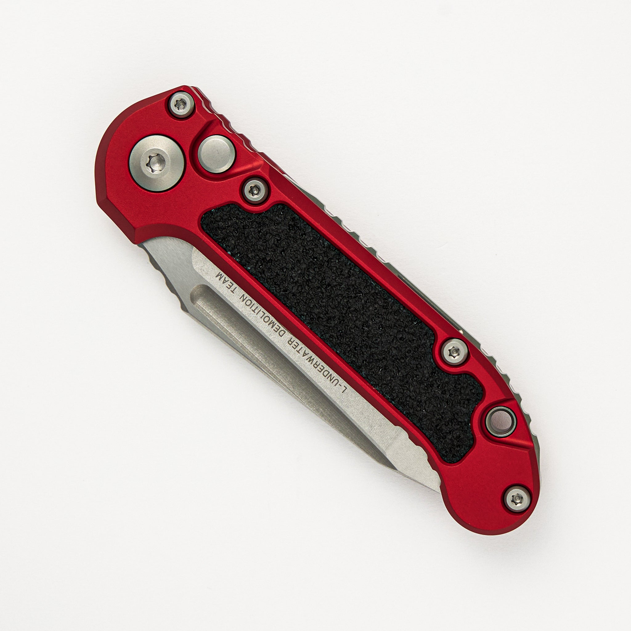 Microtech L.U.D.T. T/E Gen III Red Stonewash Standard 1136-10 RD