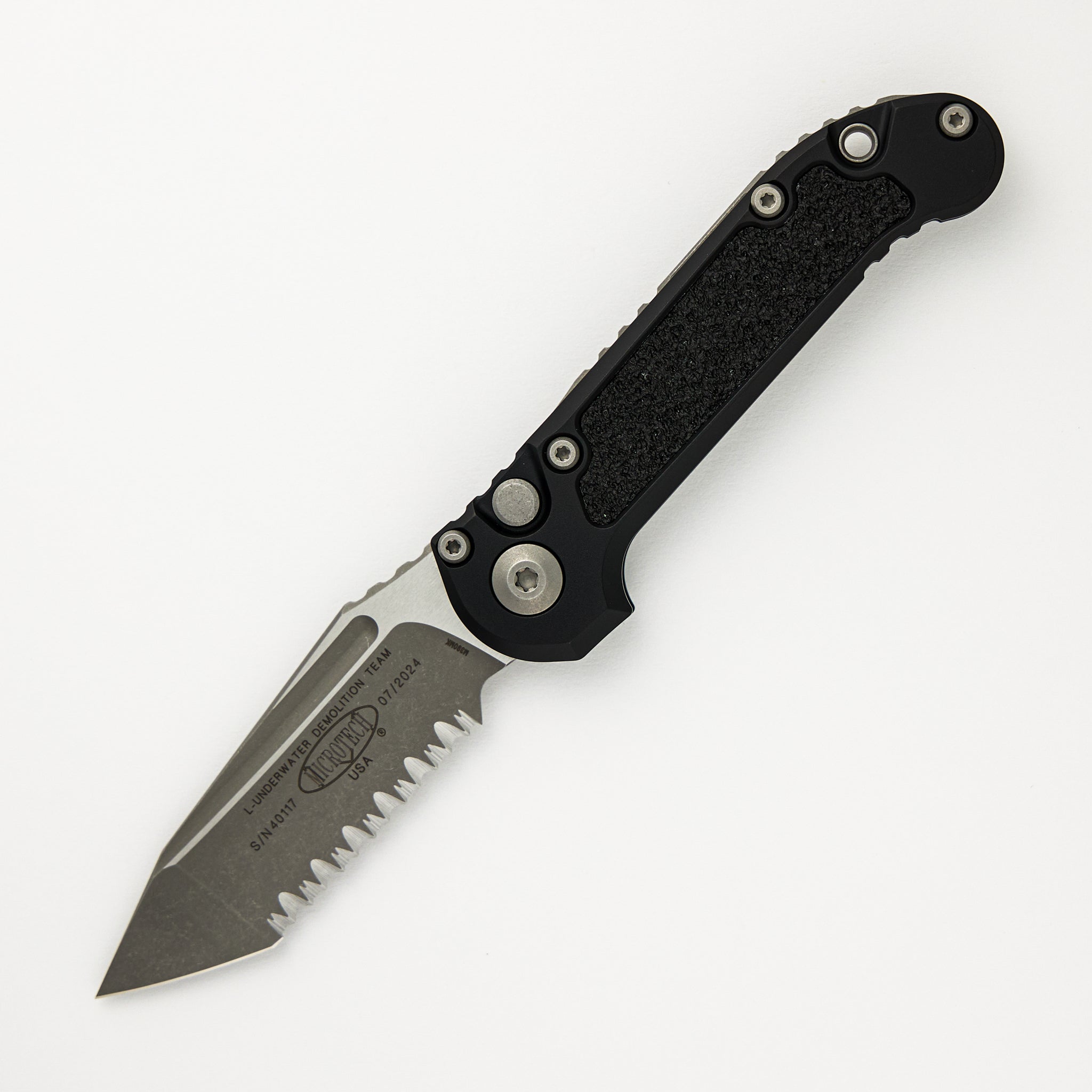 Microtech L.U.D.T. T/E Gen III Apocalyptic Full Serrated 1136-12 AP