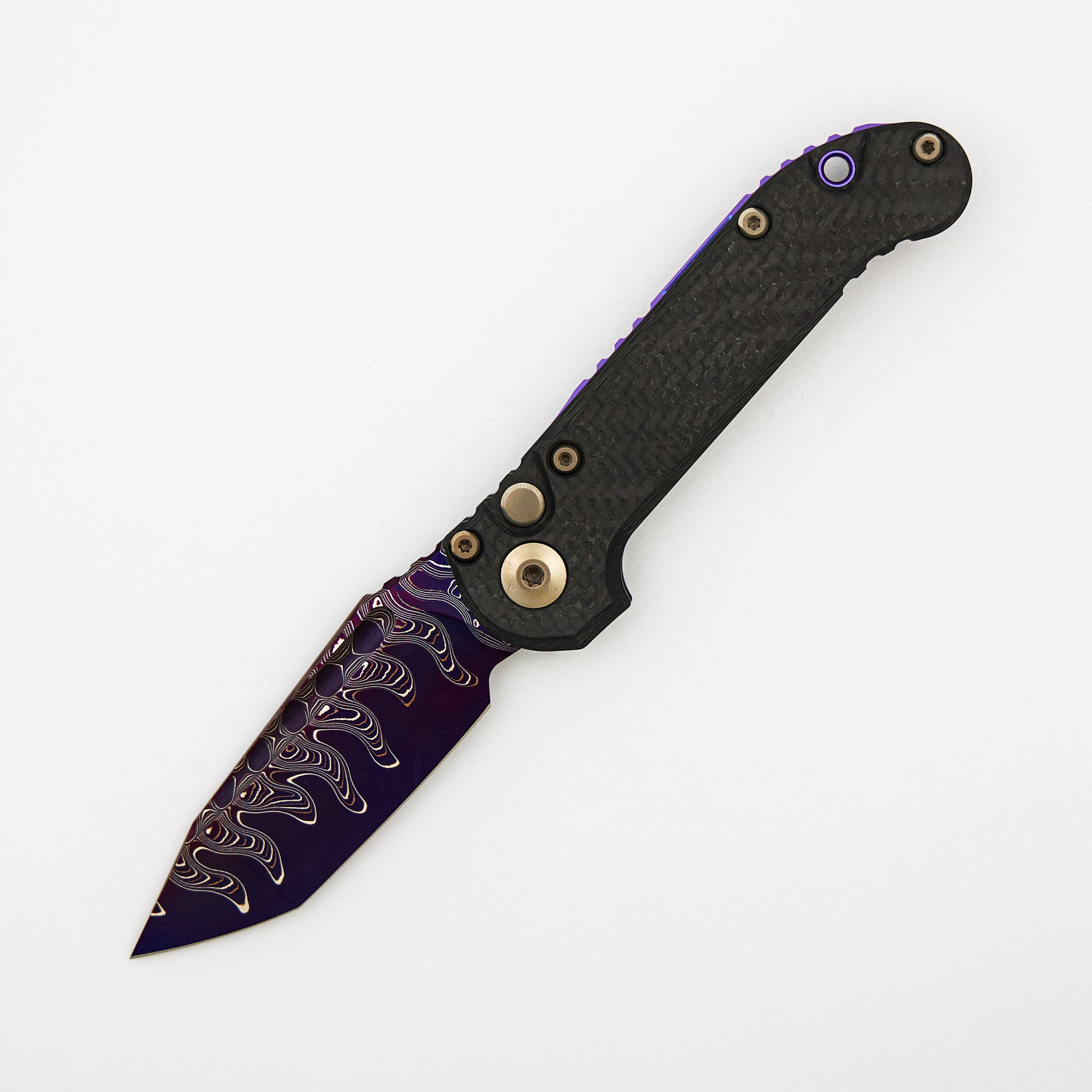 "Marfione Select" L.U.D.T. T/E Blued Baker Forge Coppermai Carbon Fiber Bronzed Hard Cut Hardware & Purple Accents 1136-16MS3