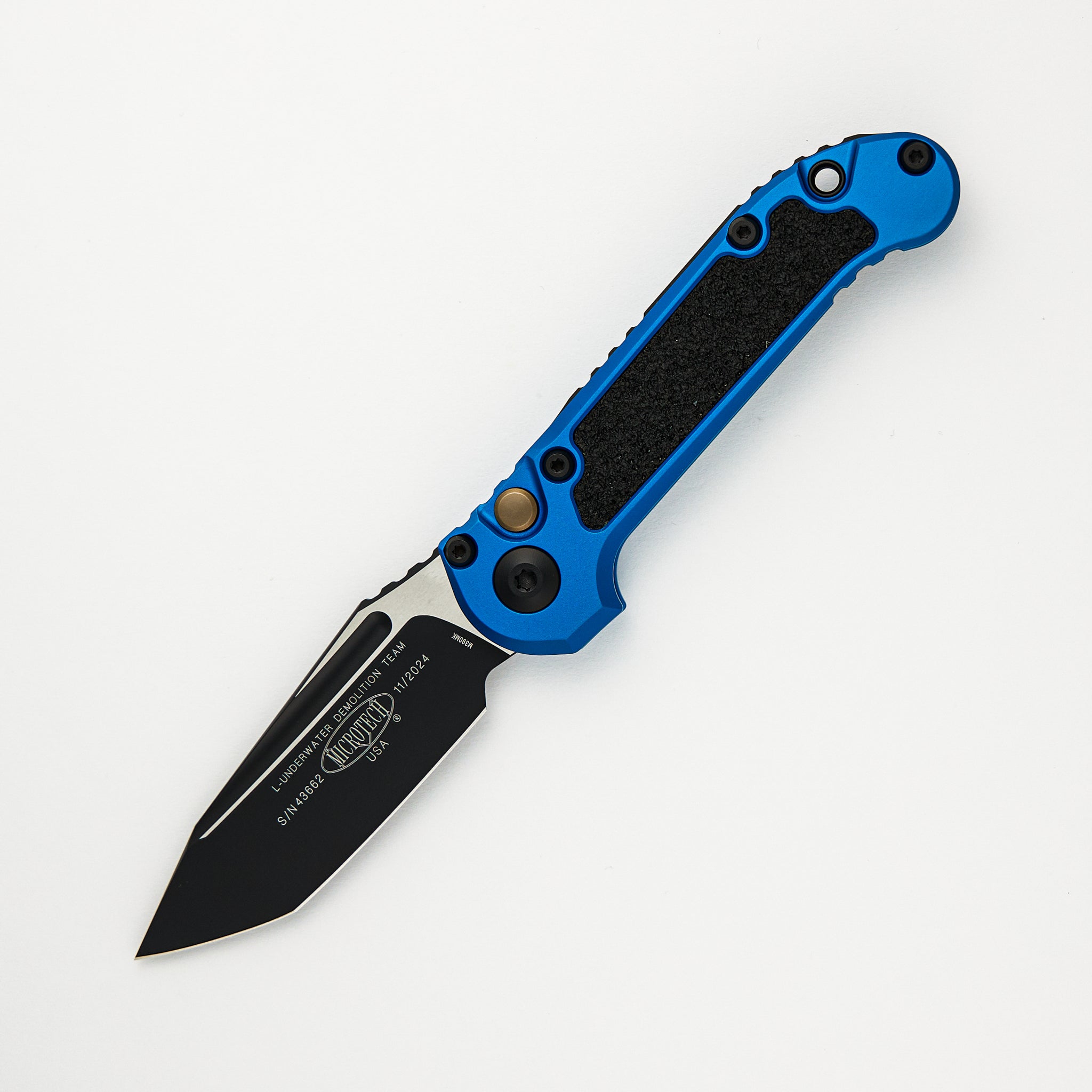 Microtech L.U.D.T. T/E Gen III Blue Standard 1136-1 BL