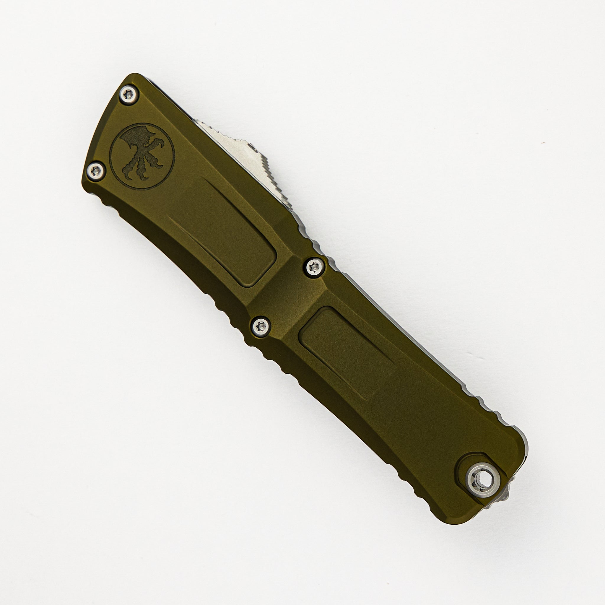 Microtech Combat Troodon D/E Gen III OD Green Stonewash Standard 1142-10 OD