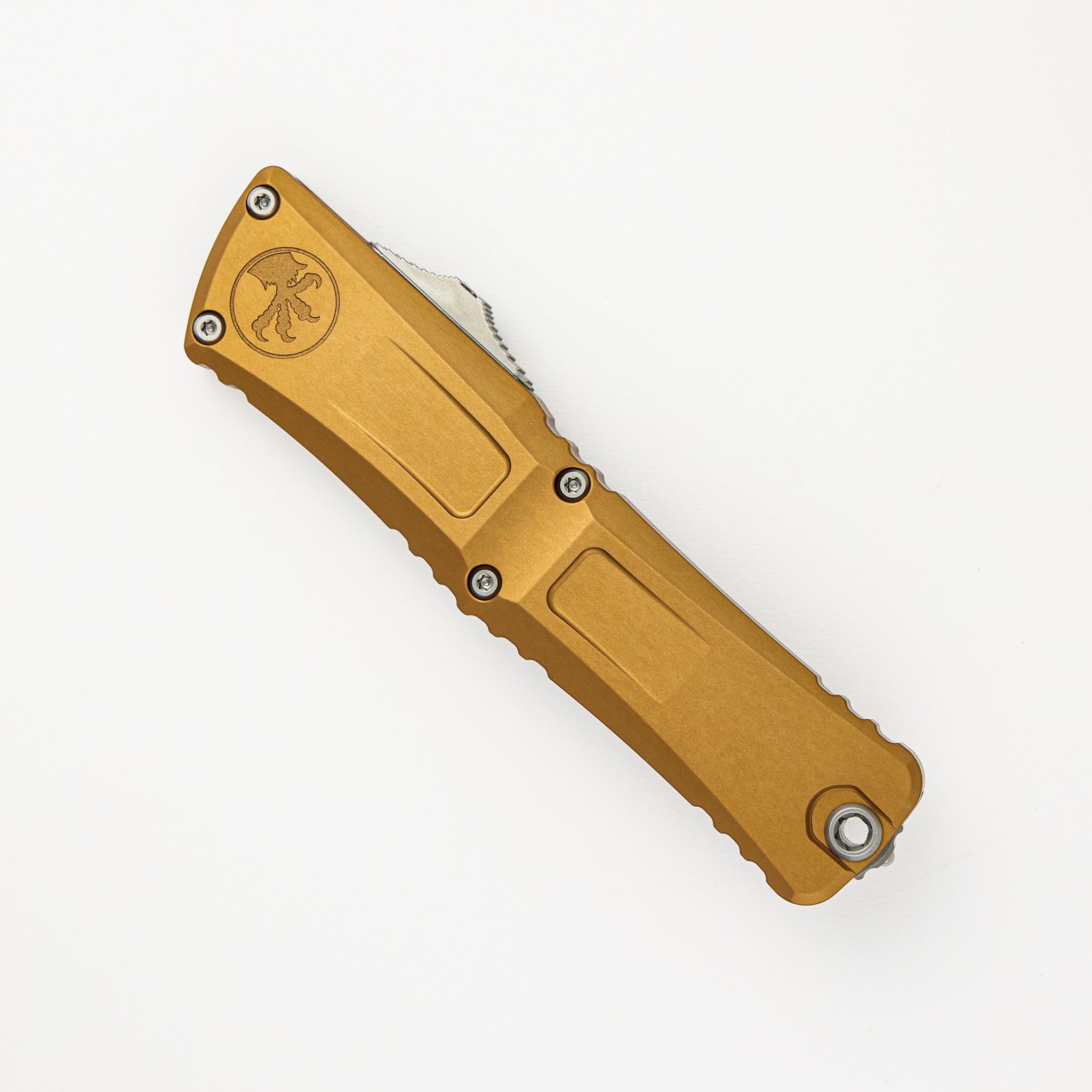 MICROTECH COMBAT TROODON D/E GEN III TAN STONEWASH PARTIAL SERRATED 1142-11TA