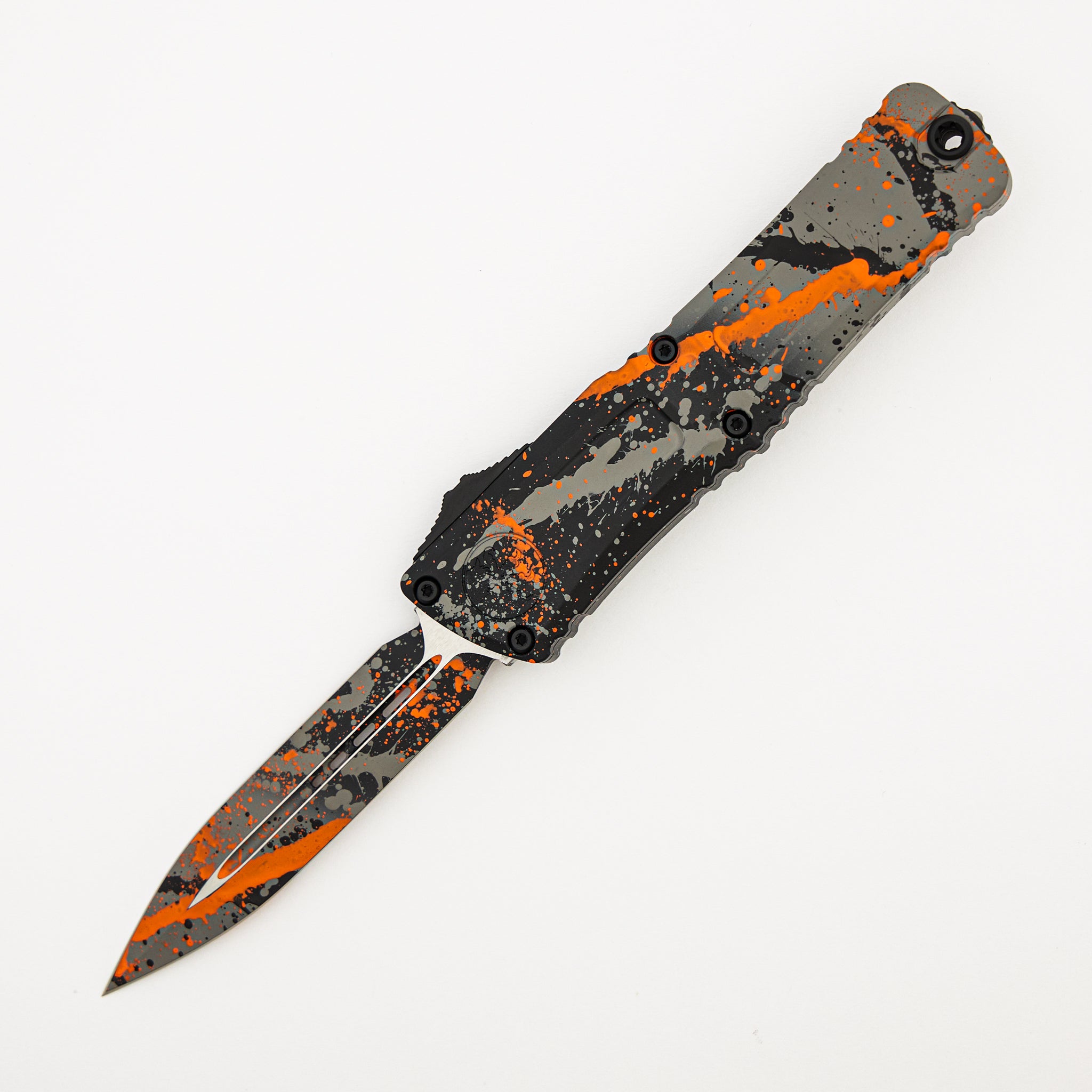 "Signature Series" Combat Troodon D/E Gen III Bull Shark Gray/Black Orange Splatter Standard 1142-1 BGBK ORSPLS