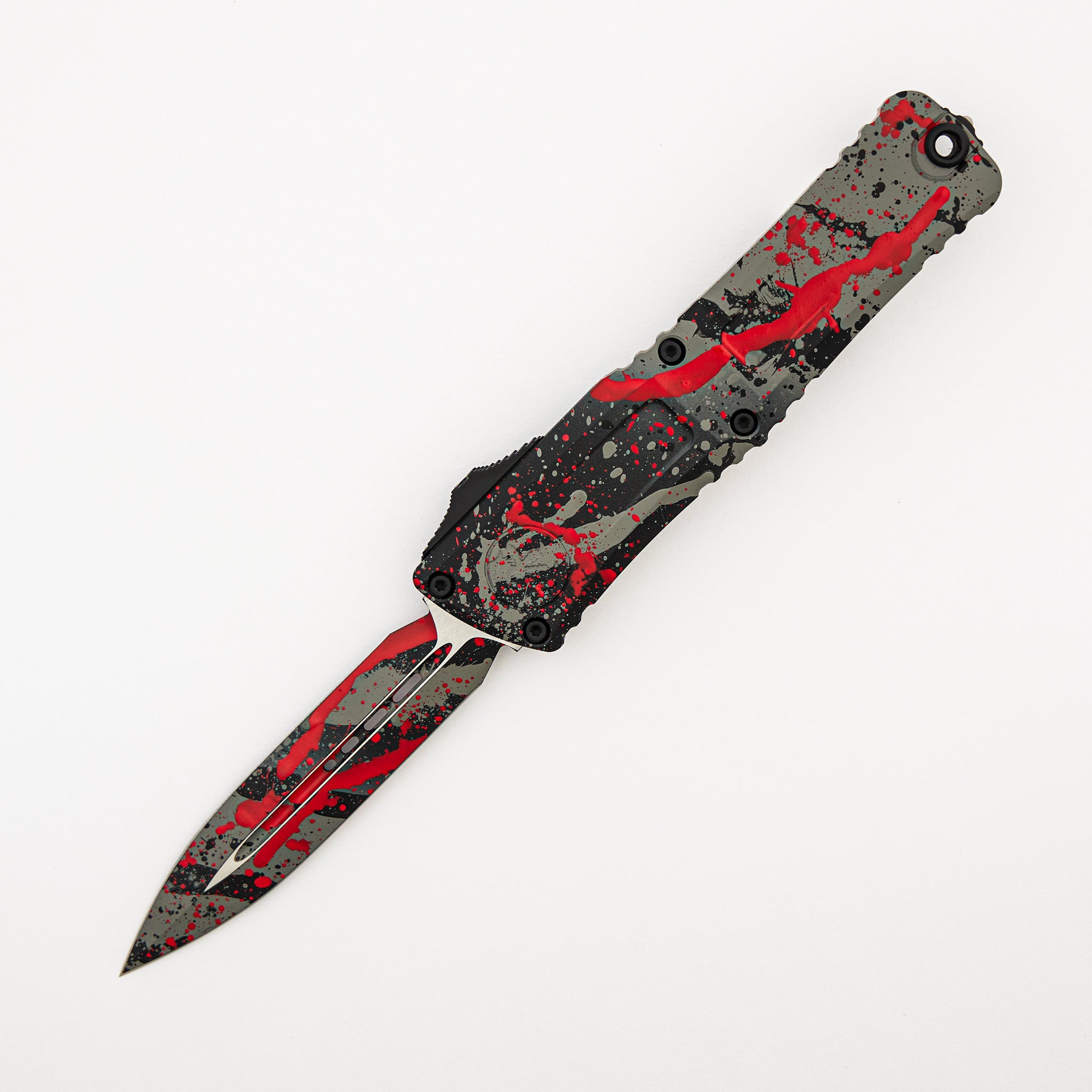 "Signature Series" Combat Troodon D/E Gen III Bull Shark Gray/Black Red Splatter Standard 1142-1 BGBK RDSPLS