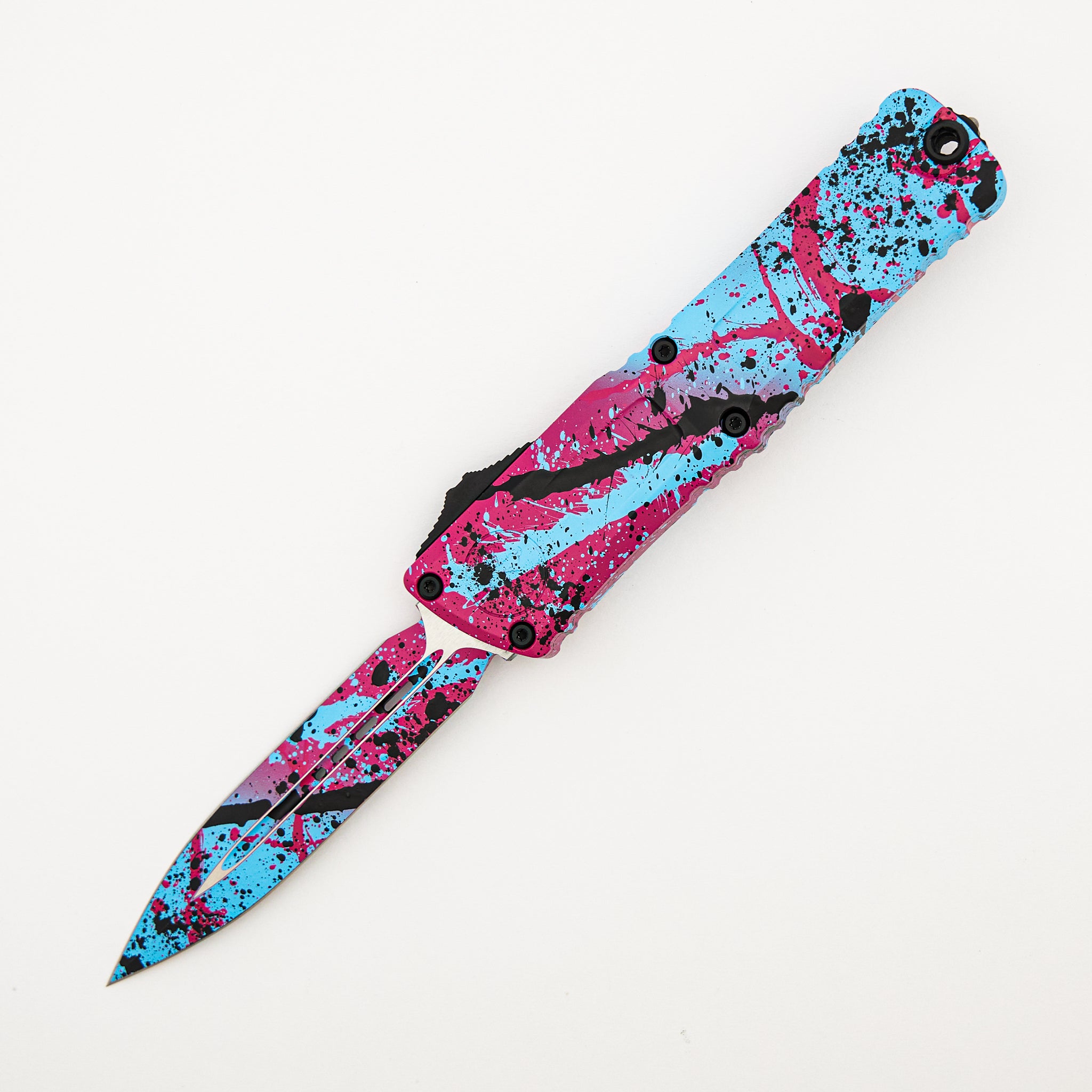 "Signature Series" Combat Troodon D/E Gen III Light Blue/Pink Black Splatter Standard 1142-1 LBPK BKSPLS