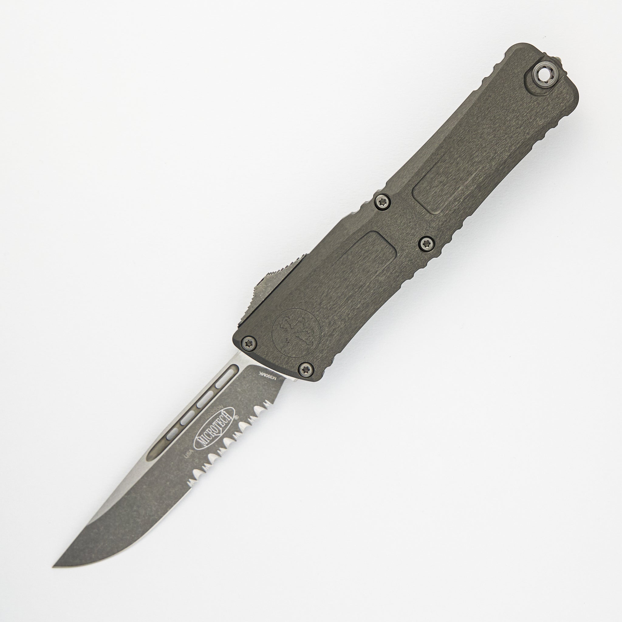 Microtech Combat Troodon S/E Gen III Natural Clear Apocalyptic Partial Serrated 1143-11 APNC