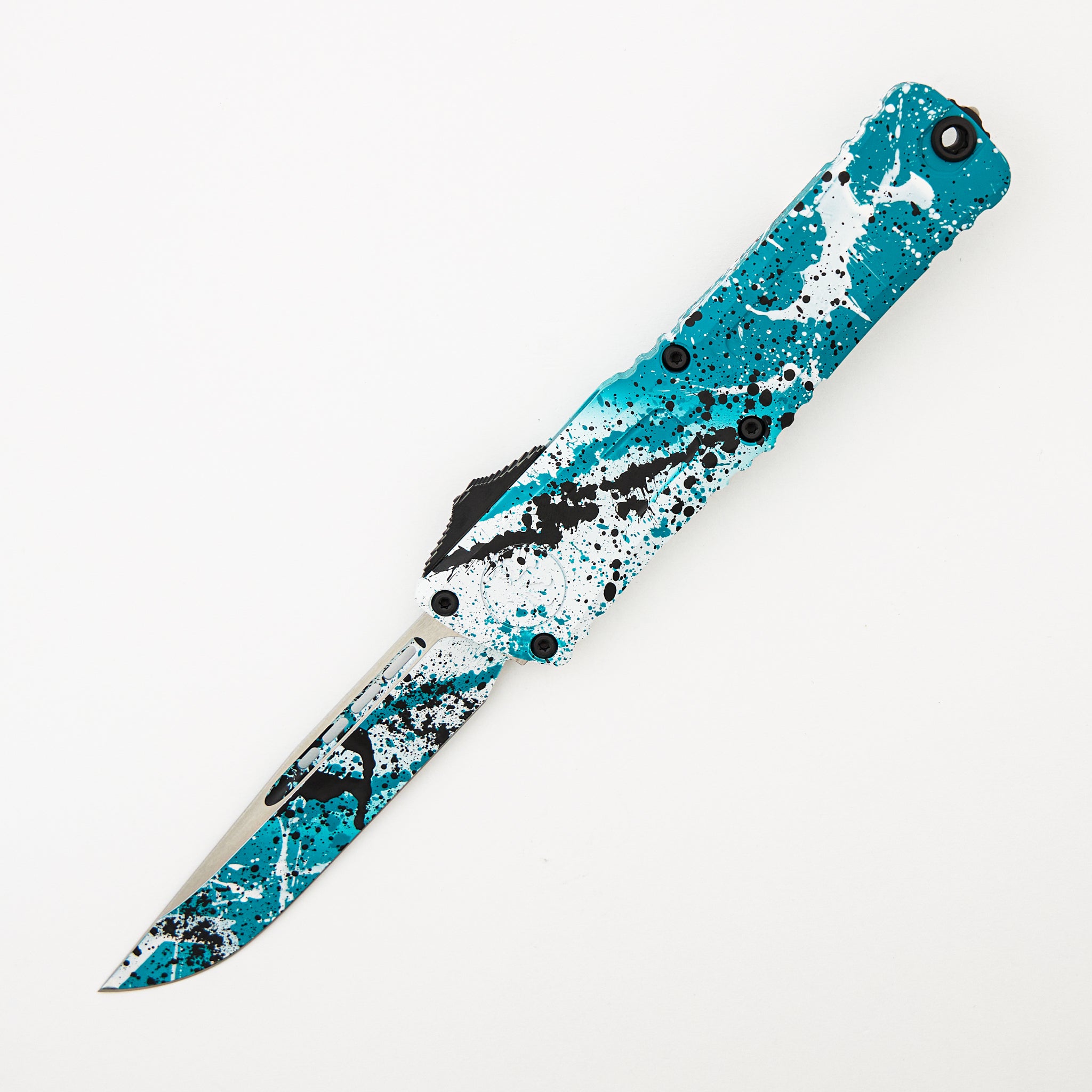 "Signature Series" Combat Troodon S/E Gen III - Turquoise/White Black Splatter Standard 1143-1 TQWH BKSPLS
