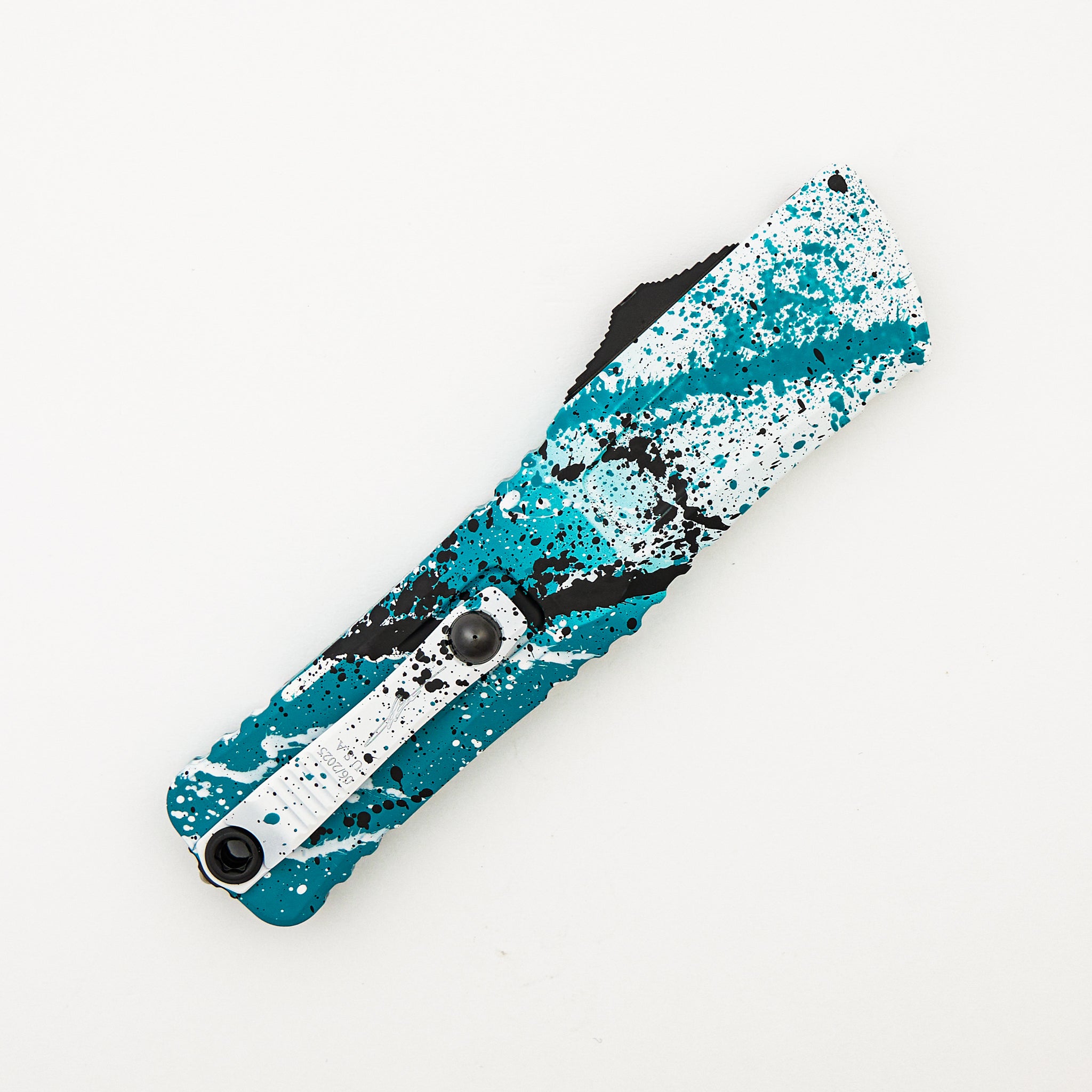 "Signature Series" Combat Troodon S/E Gen III - Turquoise/White Black Splatter Standard 1143-1 TQWH BKSPLS