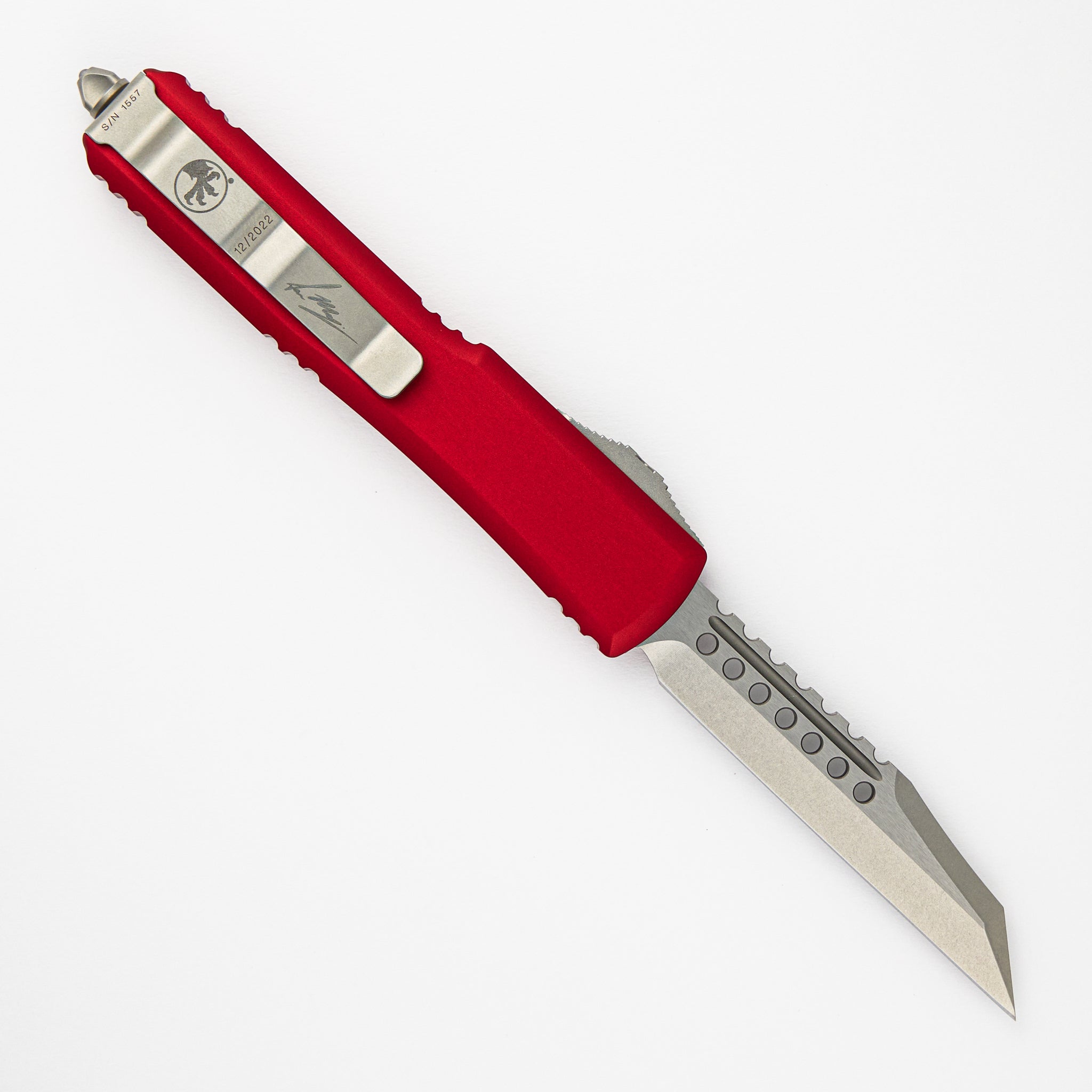 MICROTECH ULTRATECH WARHOUND SIGNATURE SERIES RED STONEWASH STANDARD 119W-10 RDS