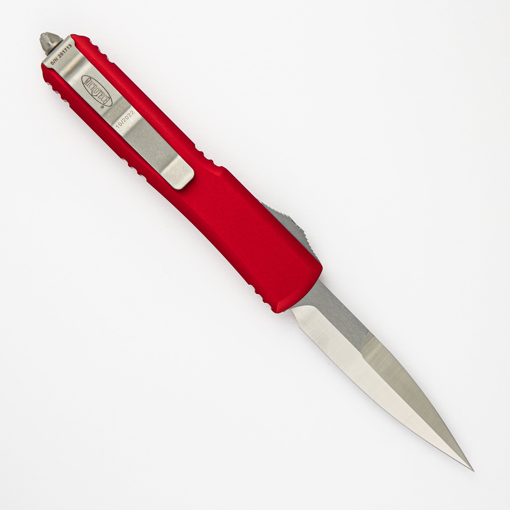 MICROTECH ULTRATECH BAYONET GRIND – RED – SATIN STANDARD 120-4RD