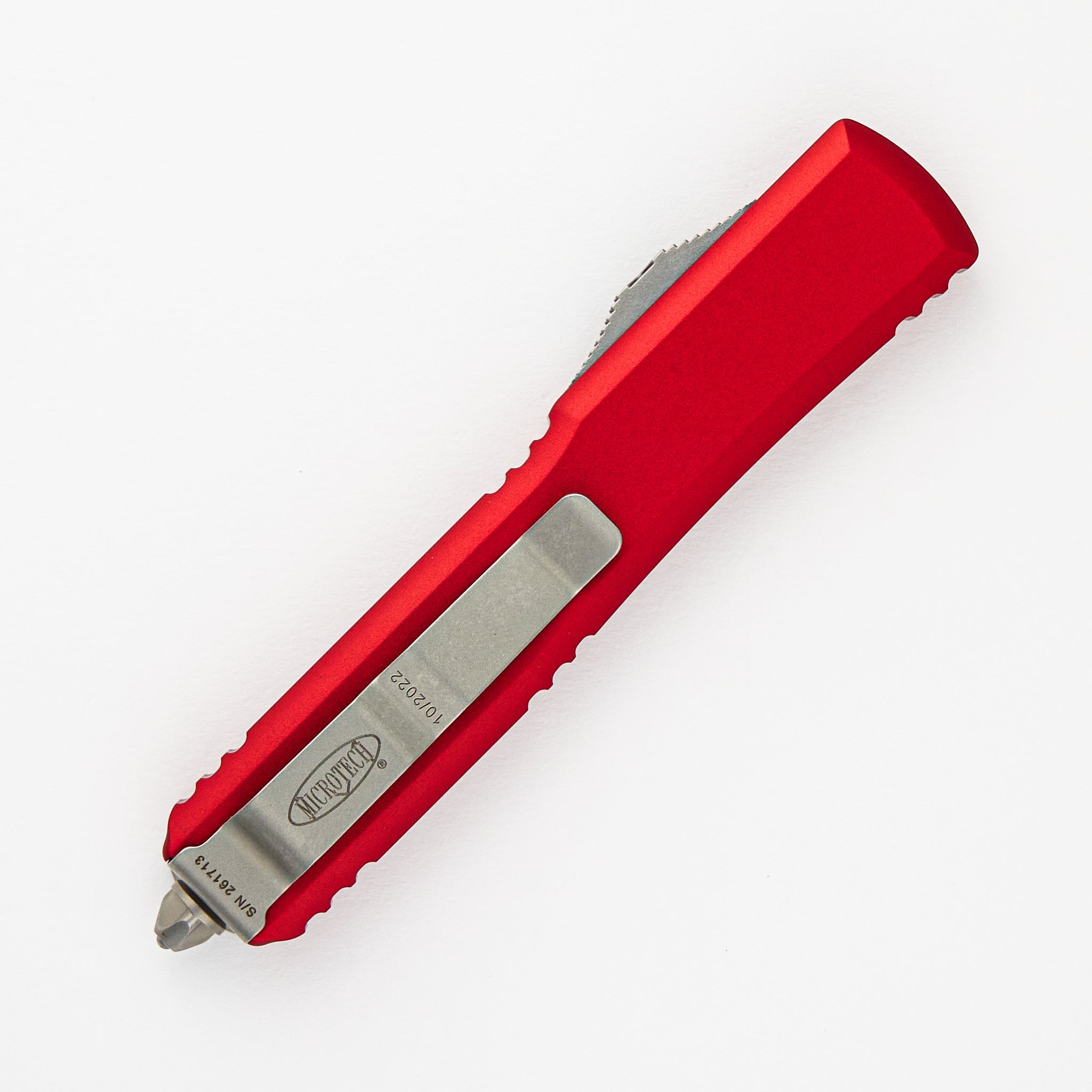 MICROTECH ULTRATECH BAYONET GRIND – RED – SATIN STANDARD 120-4RD