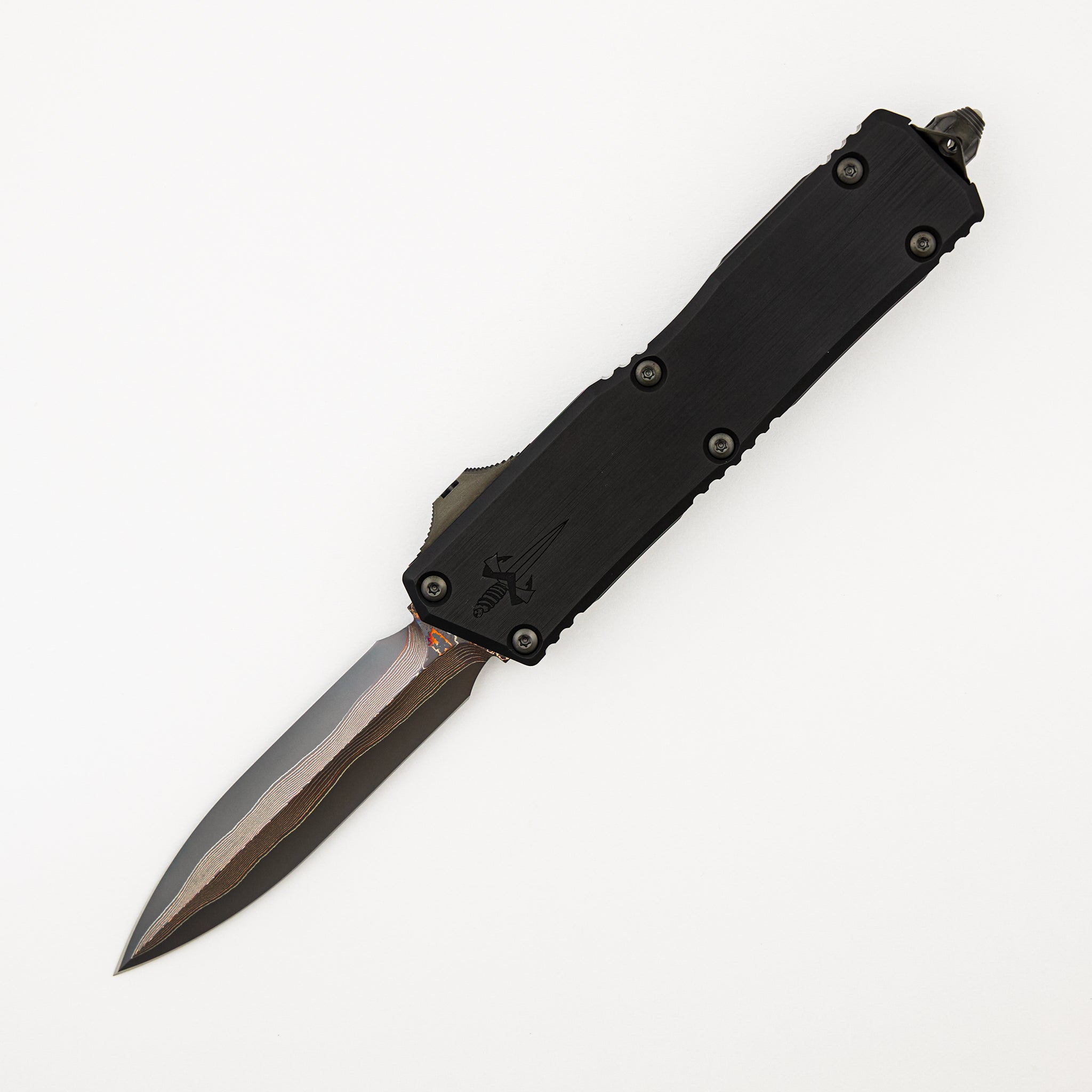 Marfione Custom Knives Executive Scarab II Gen III D/E Hot Blued Baker Elite Coppermai