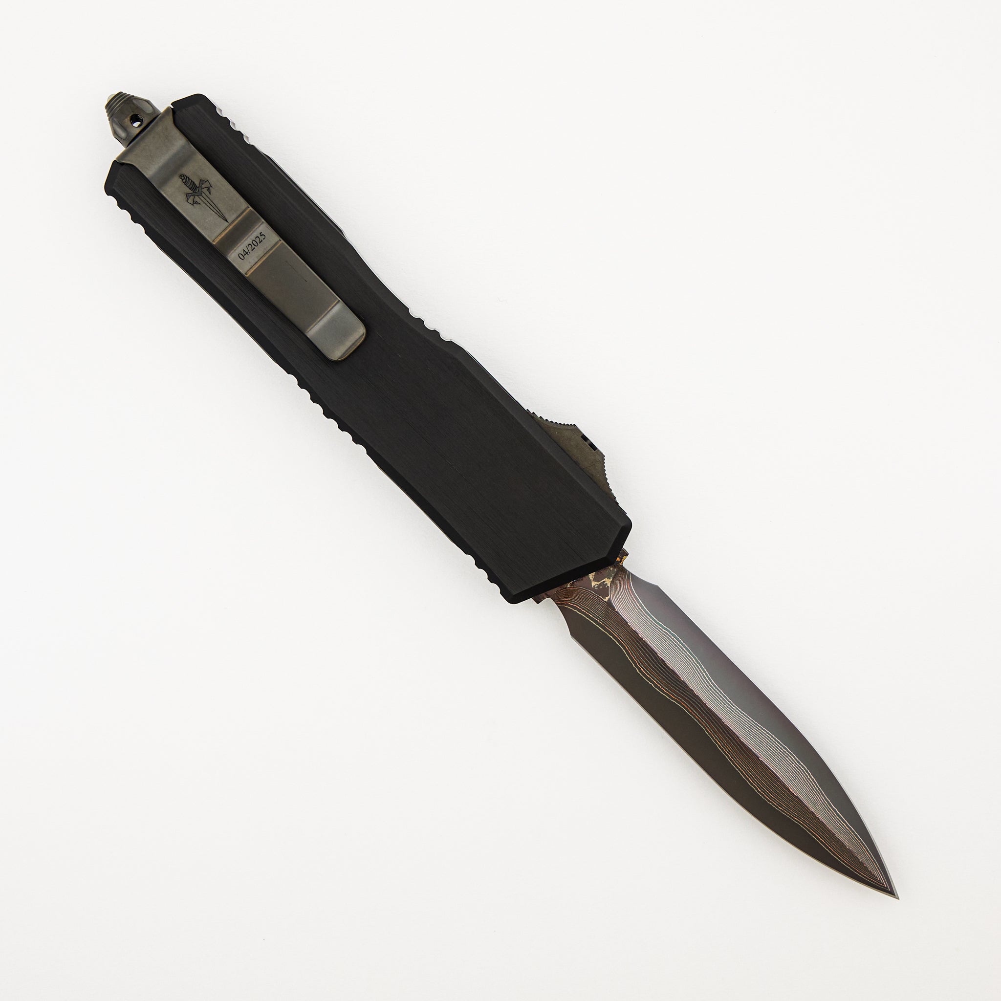 Marfione Custom Knives Executive Scarab II Gen III D/E Hot Blued Baker Elite Coppermai