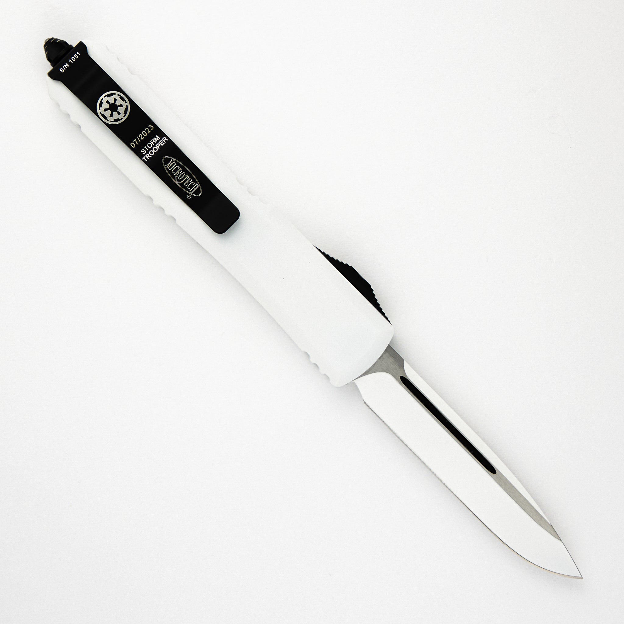 MICROTECH ULTRATECH – S/E STORMTROOPER – SIGNATURE SERIES – DEEP ENGRAVED WHITE STANDARD 121-1 STD