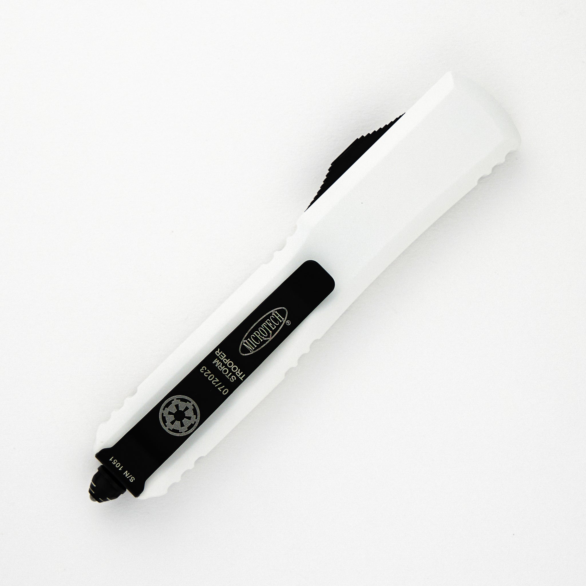 MICROTECH ULTRATECH – S/E STORMTROOPER – SIGNATURE SERIES – DEEP ENGRAVED WHITE STANDARD 121-1 STD