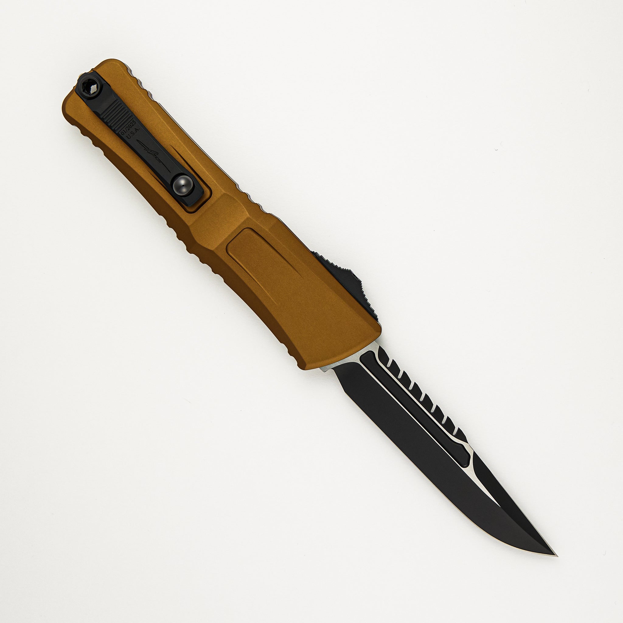 Microtech Combat Troodon Interceptor Gen III Signature Series Tan Standard 1217-1 TAS