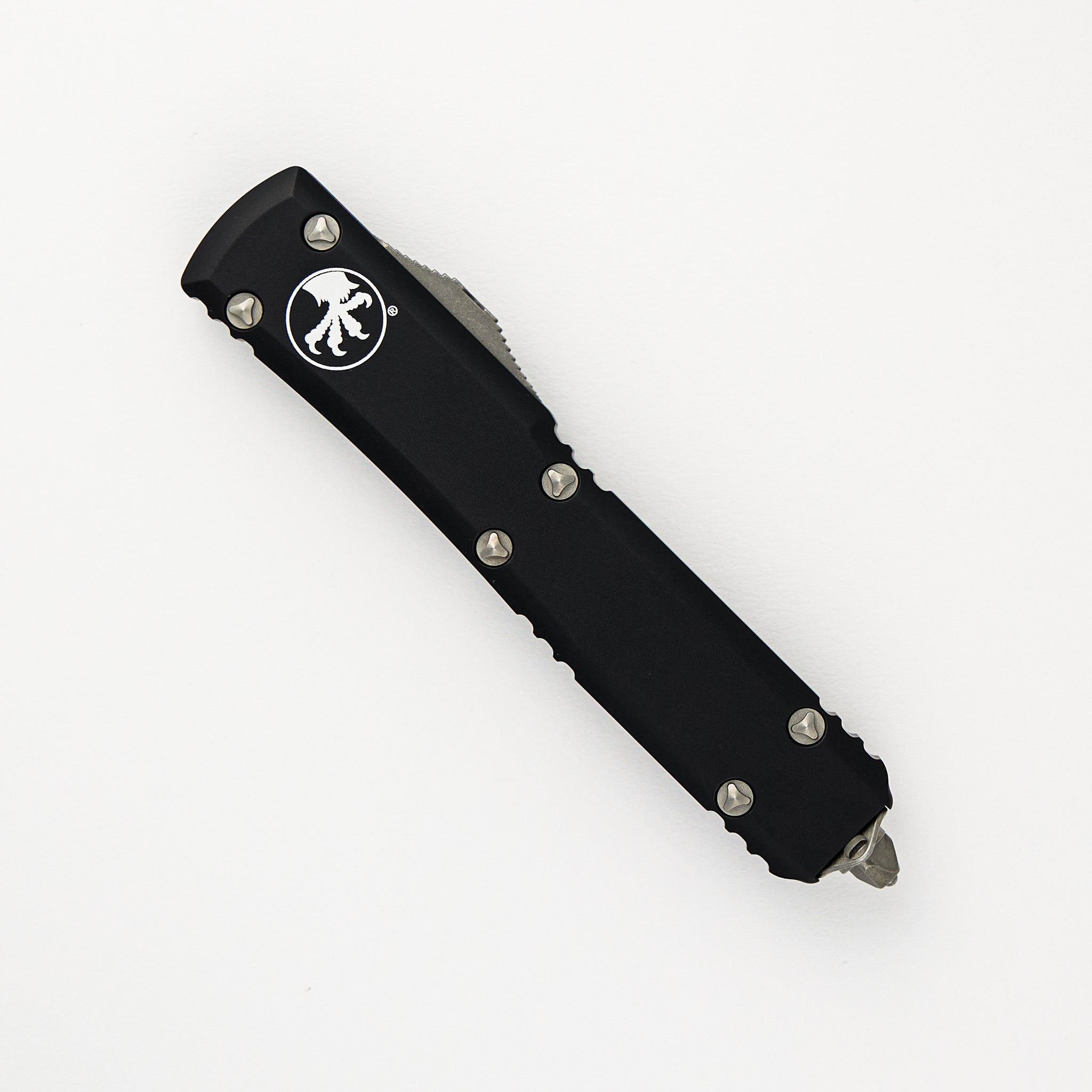 MICROTECH ULTRATECH D-E – BLACK – APOCALYPTIC M390 BLADE Standard 122-10AP