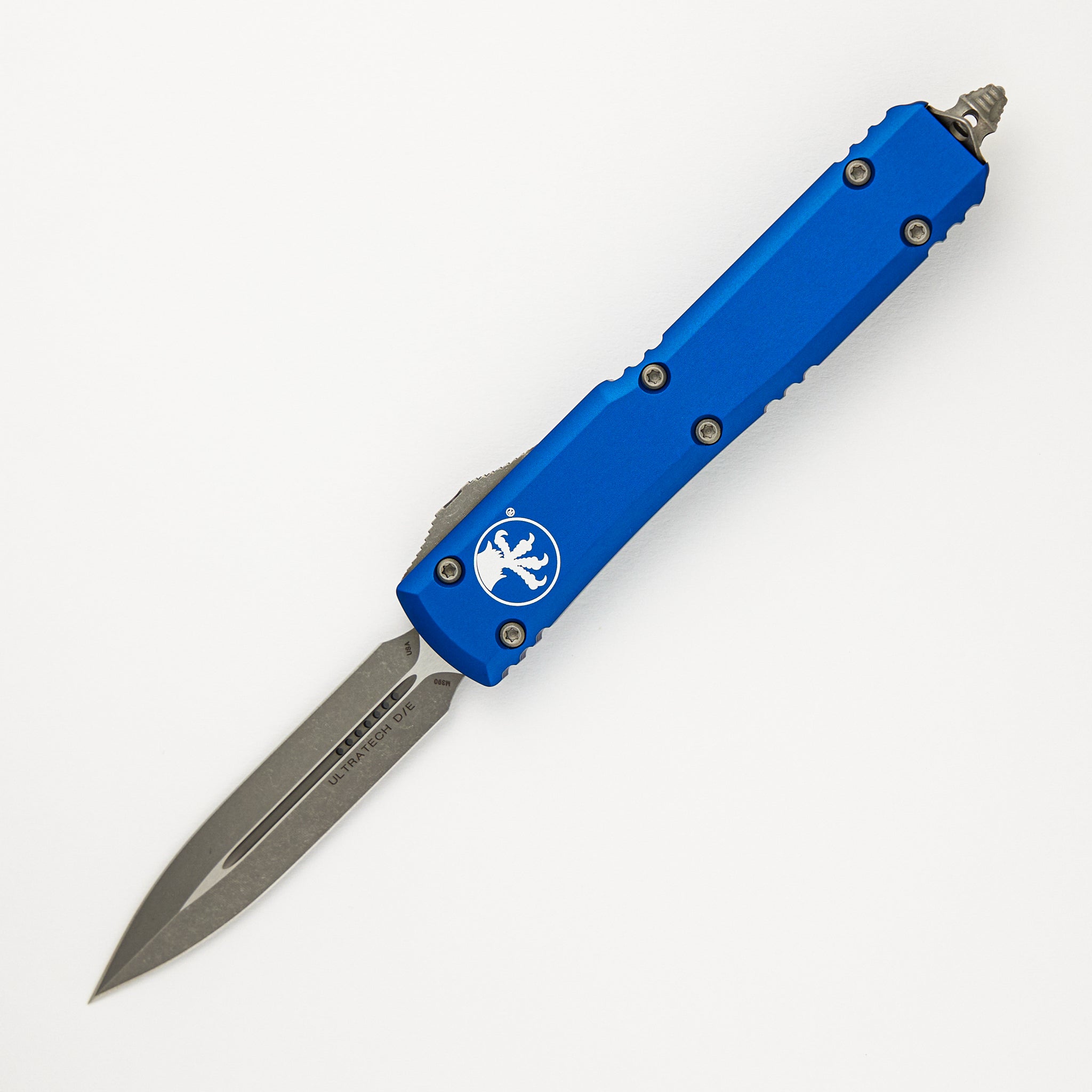 Microtech Ultratech D/E Navy Blue Apocalyptic Standard 122-10 APNA