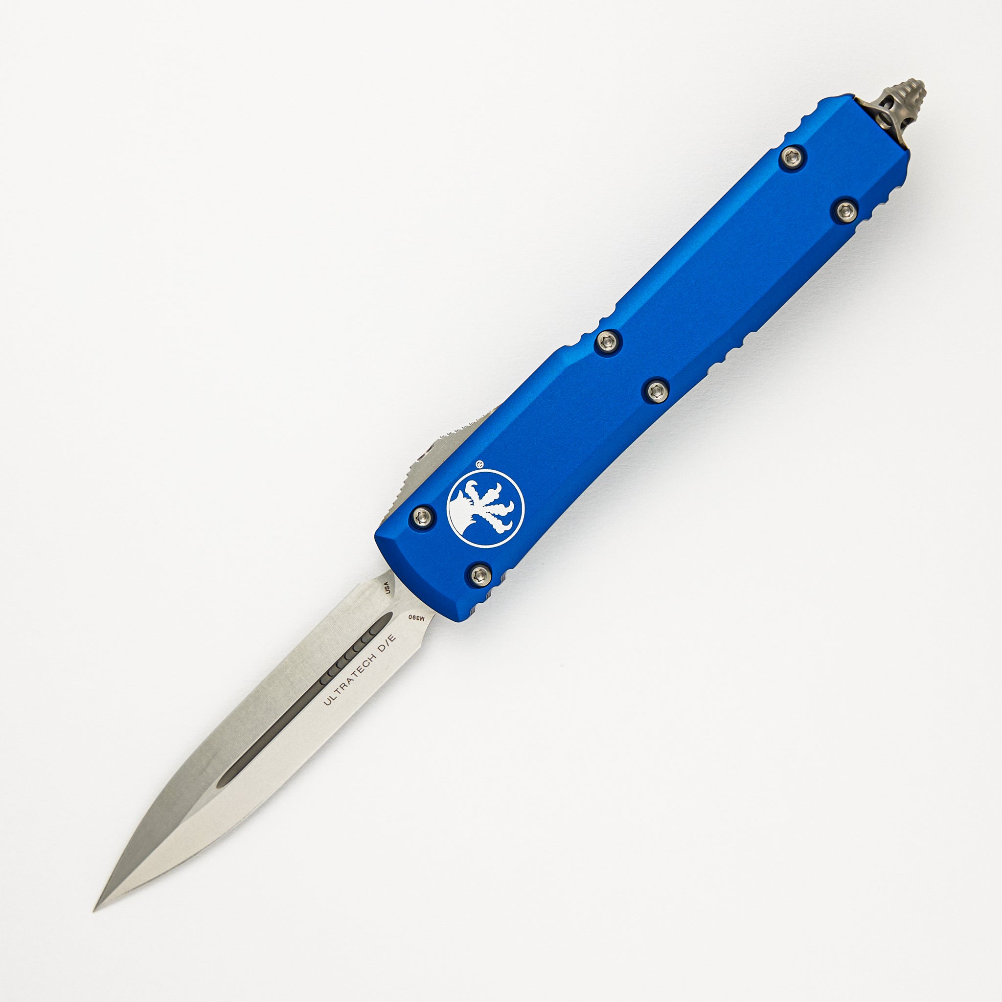 Microtech Ultratech D/E Blue Stonewash Standard 122-10 BL