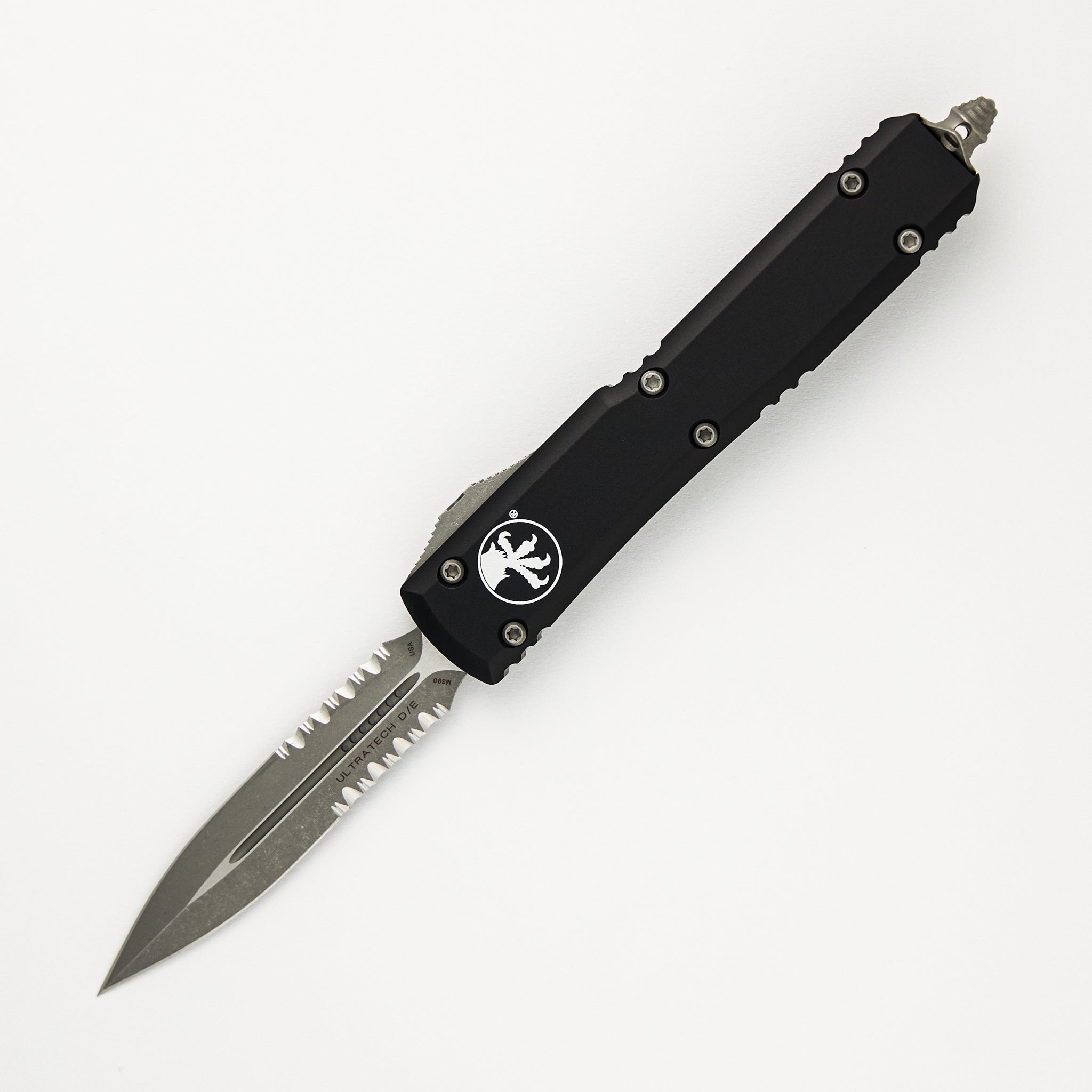 Microtech Ultratech D/E Apocalyptic Partial Serrated 122-11 AP