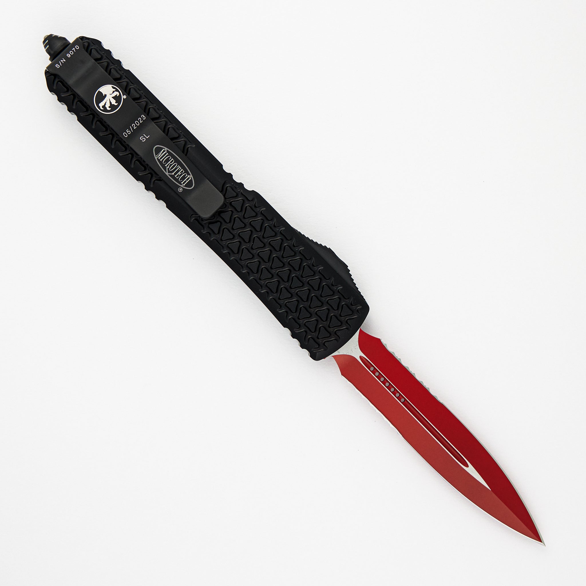 MICROTECH ULTRATECH D-E TRI-GRIP SL RED PARTIAL SERRATED 122-2 SL