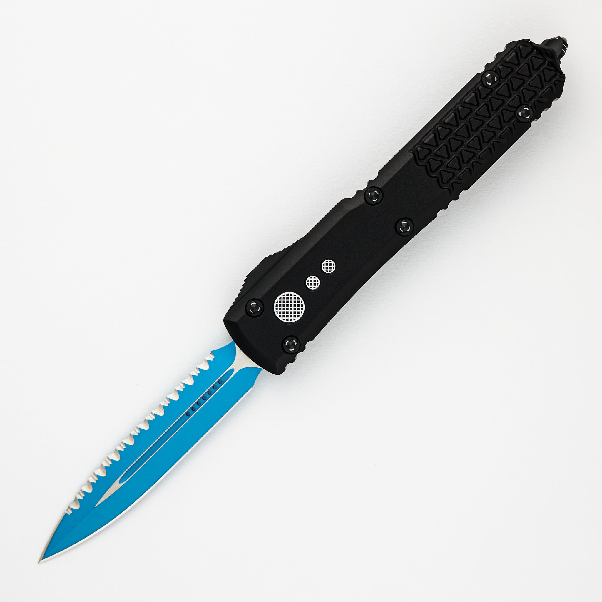 MICROTECH ULTRATECH D-E JK – BLUE FULL SERRATED 122-3 JK