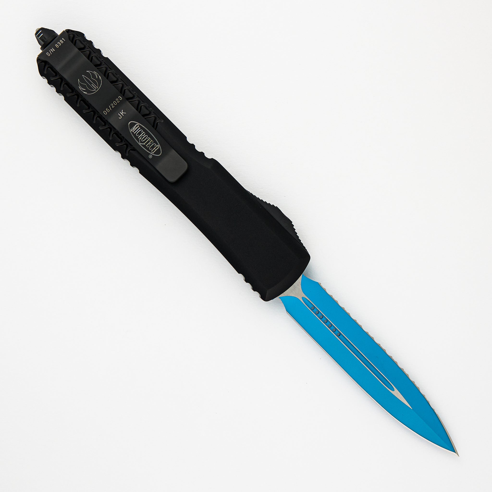 MICROTECH ULTRATECH D-E JK – BLUE FULL SERRATED 122-3 JK