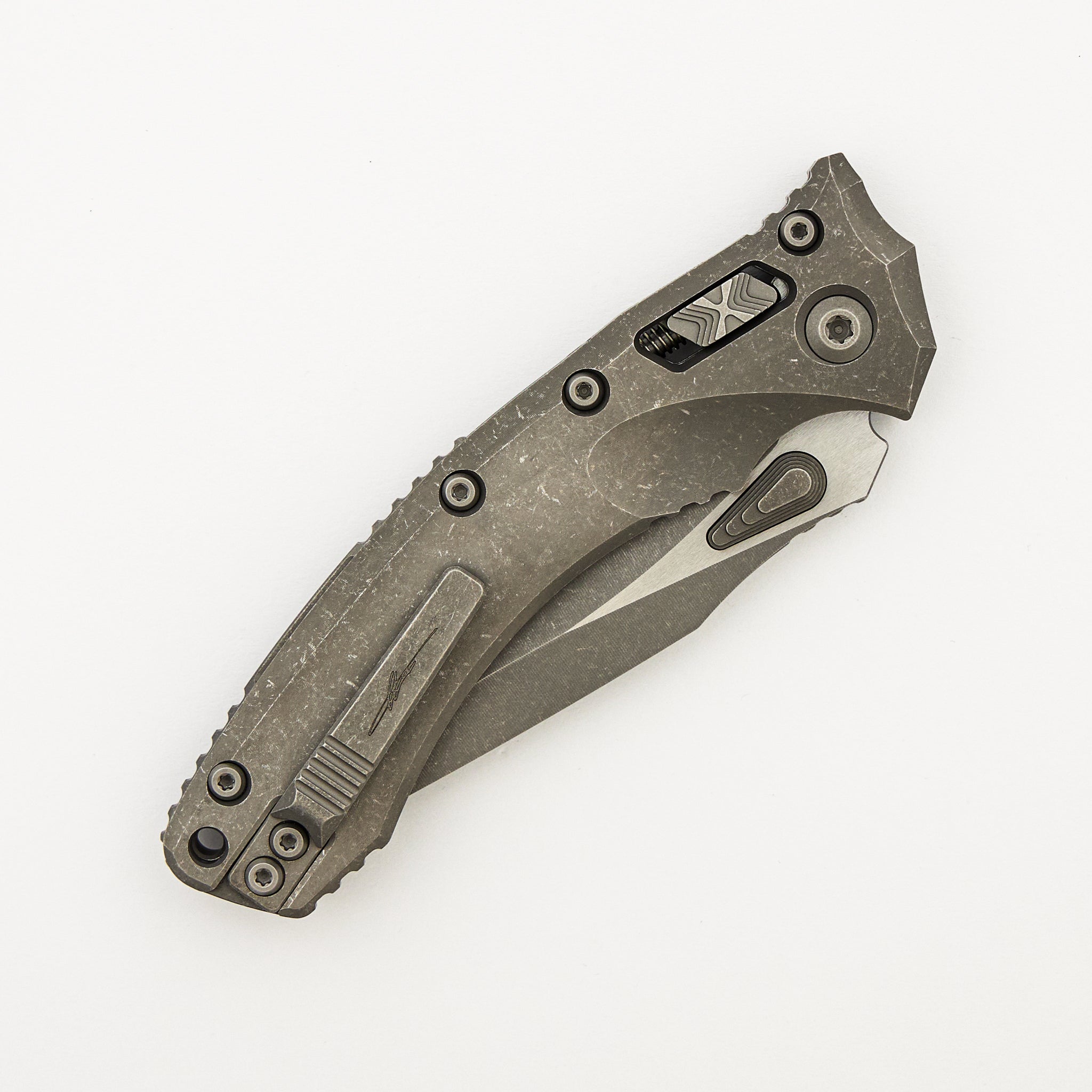 "Marfione Select" Amphibian - RAM-LOK Apocalyptic Finish Slab Side Titanium 137RL-10APMS1
