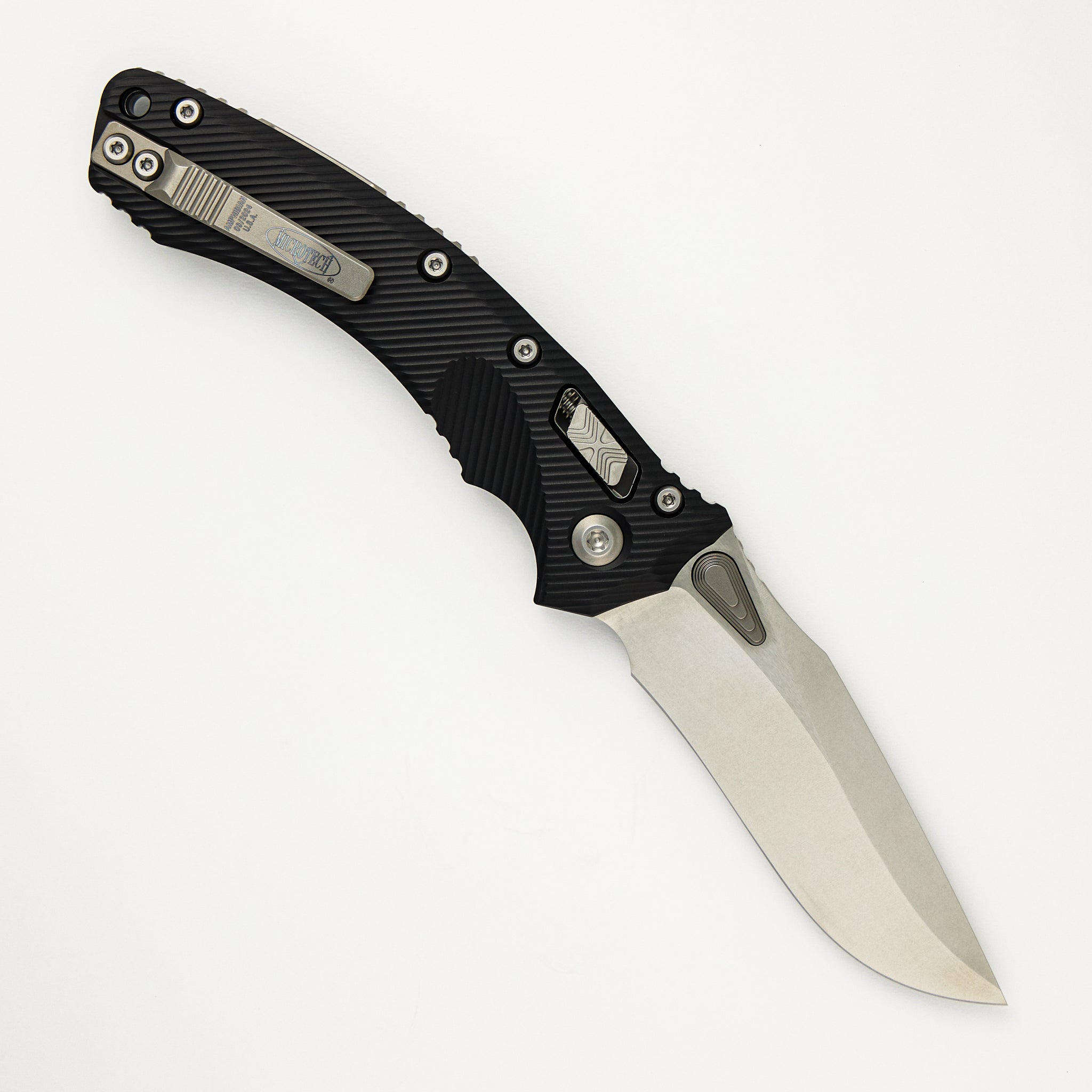 Microtech Amphibian - RAM-LOK S/E Fluted Stonewash Standard 137RL-10 FL