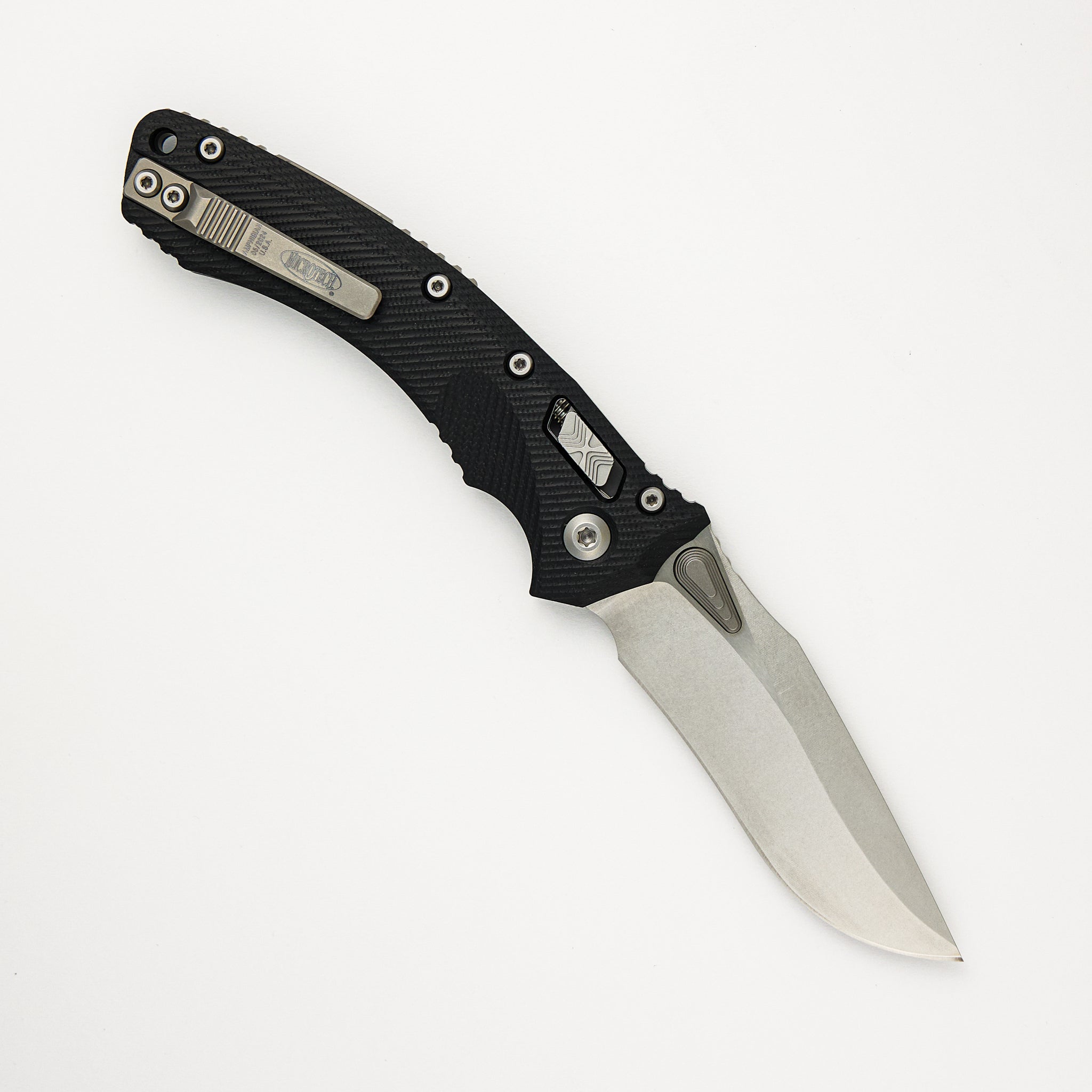 Microtech Amphibian - RAM-LOK S/E Fluted G10 Stonewash Standard 137RL-10 FLGTBK