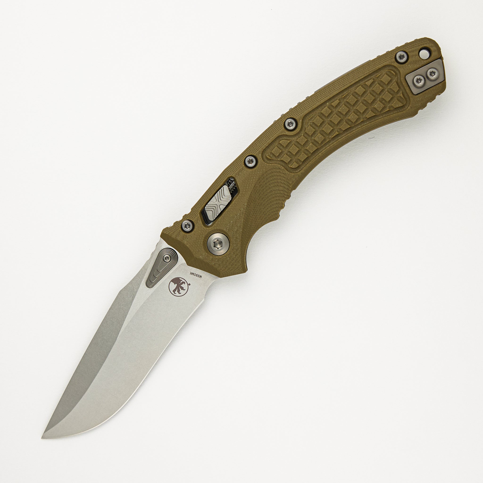 Microtech Amphibian - RAM-LOK S/E Frag G-10 OD Green Stonewash Standard 137RL-10 FRGTOD