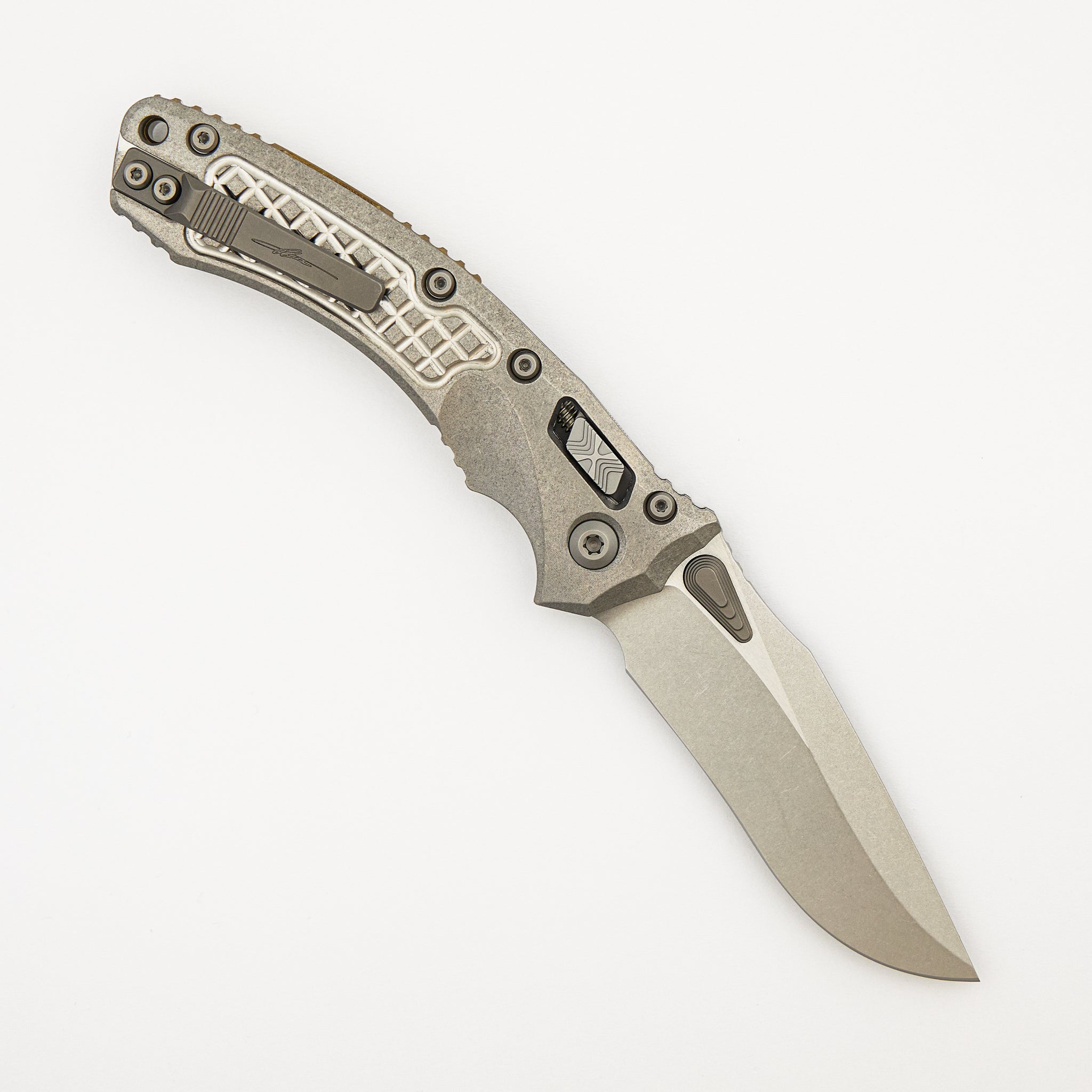 "Marfione Select" Amphibian - RAM-LOK Stonewash Finish Frag Pattern Titanium W/ Bronze Titanium Accent 137RL-10FRMS1