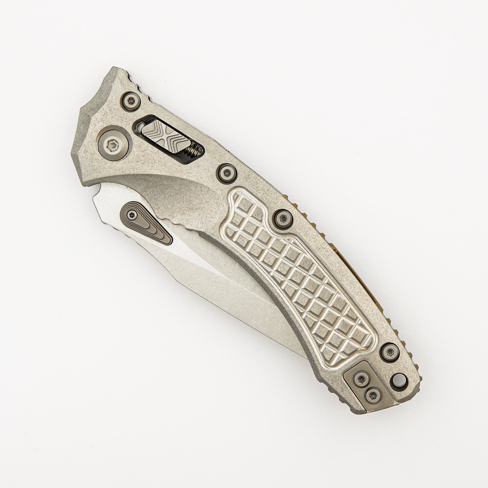 "Marfione Select" Amphibian - RAM-LOK Stonewash Finish Frag Pattern Titanium W/ Bronze Titanium Accent 137RL-10FRMS1