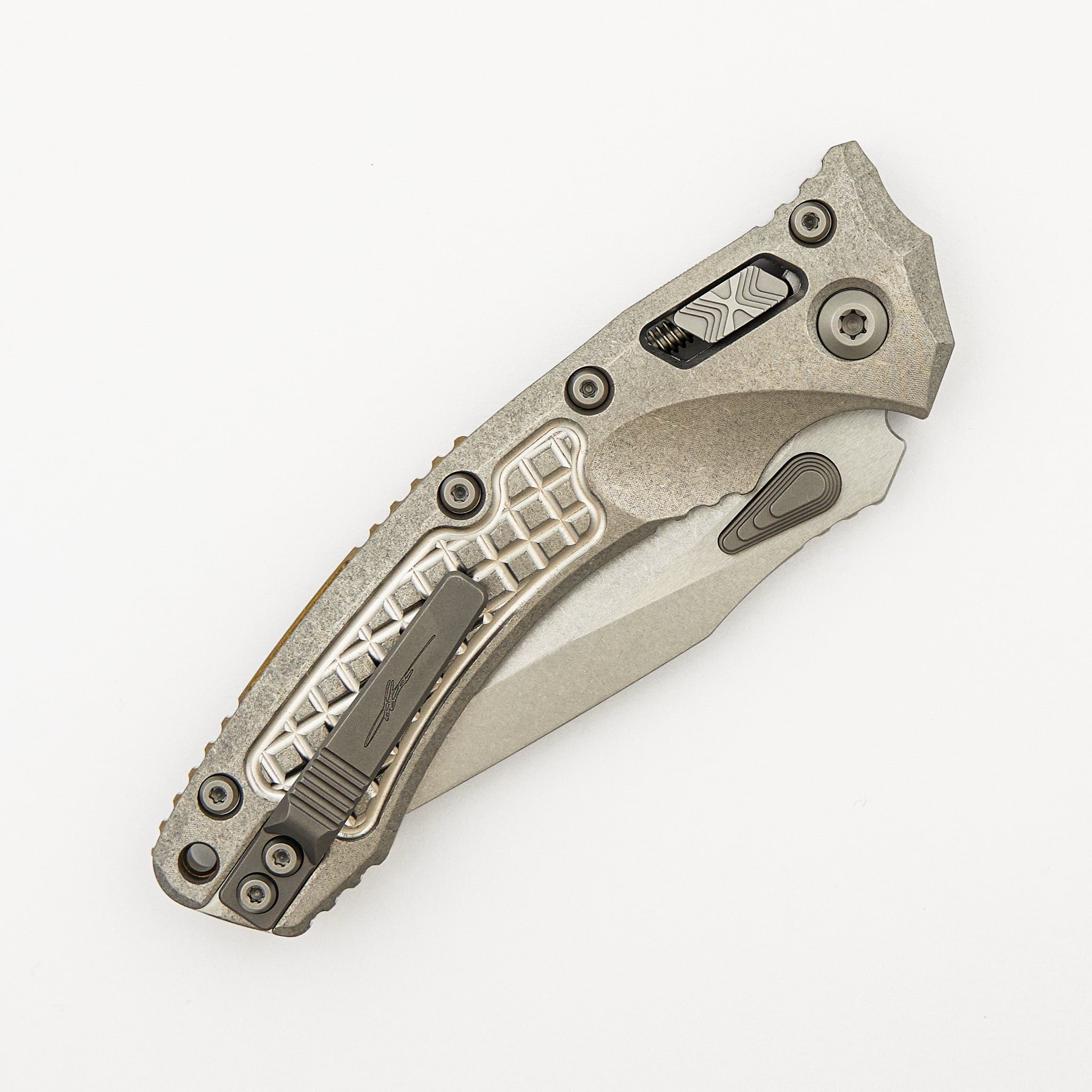 "Marfione Select" Amphibian - RAM-LOK Stonewash Finish Frag Pattern Titanium W/ Bronze Titanium Accent 137RL-10FRMS1