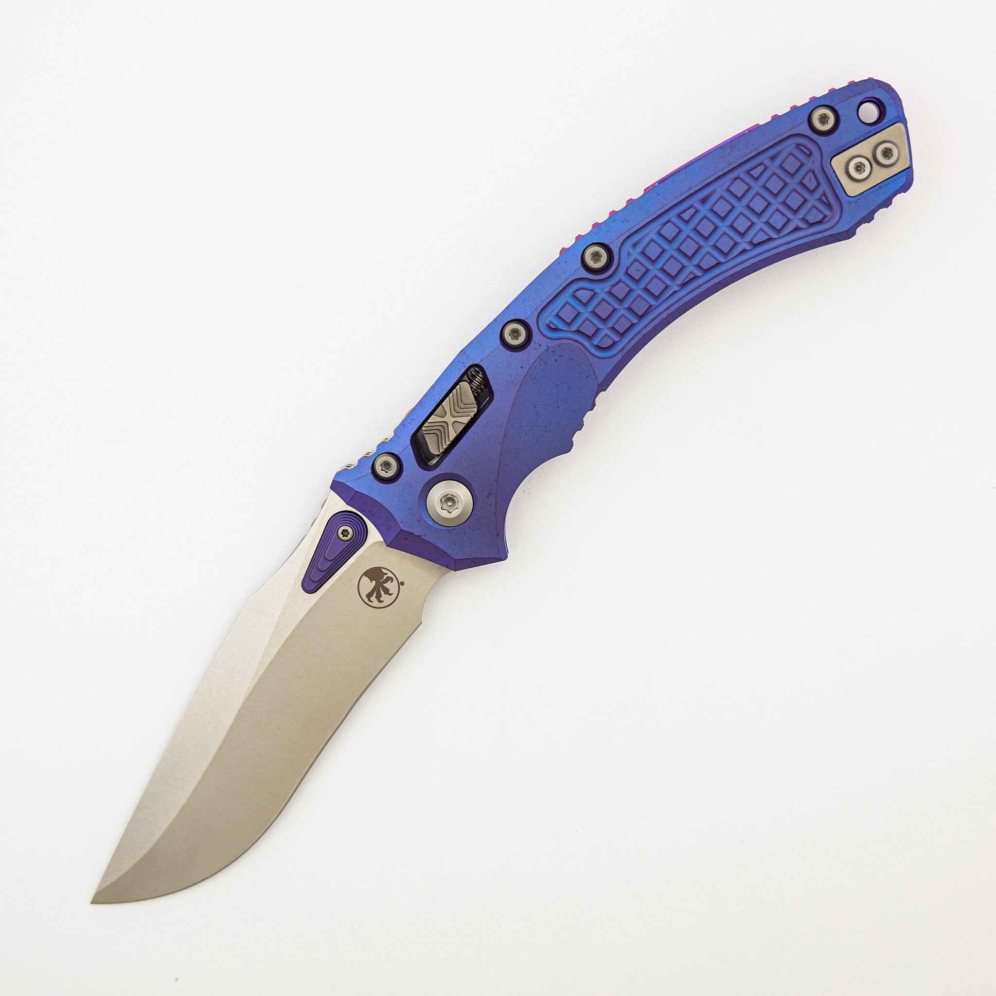 "Marfione Select" Amphibian - RAM-LOK Stonewash Finish Purple Haze Anodized Frag Pattern Titanium w/ Purple Titanium Accent 137RL-10FRMS5