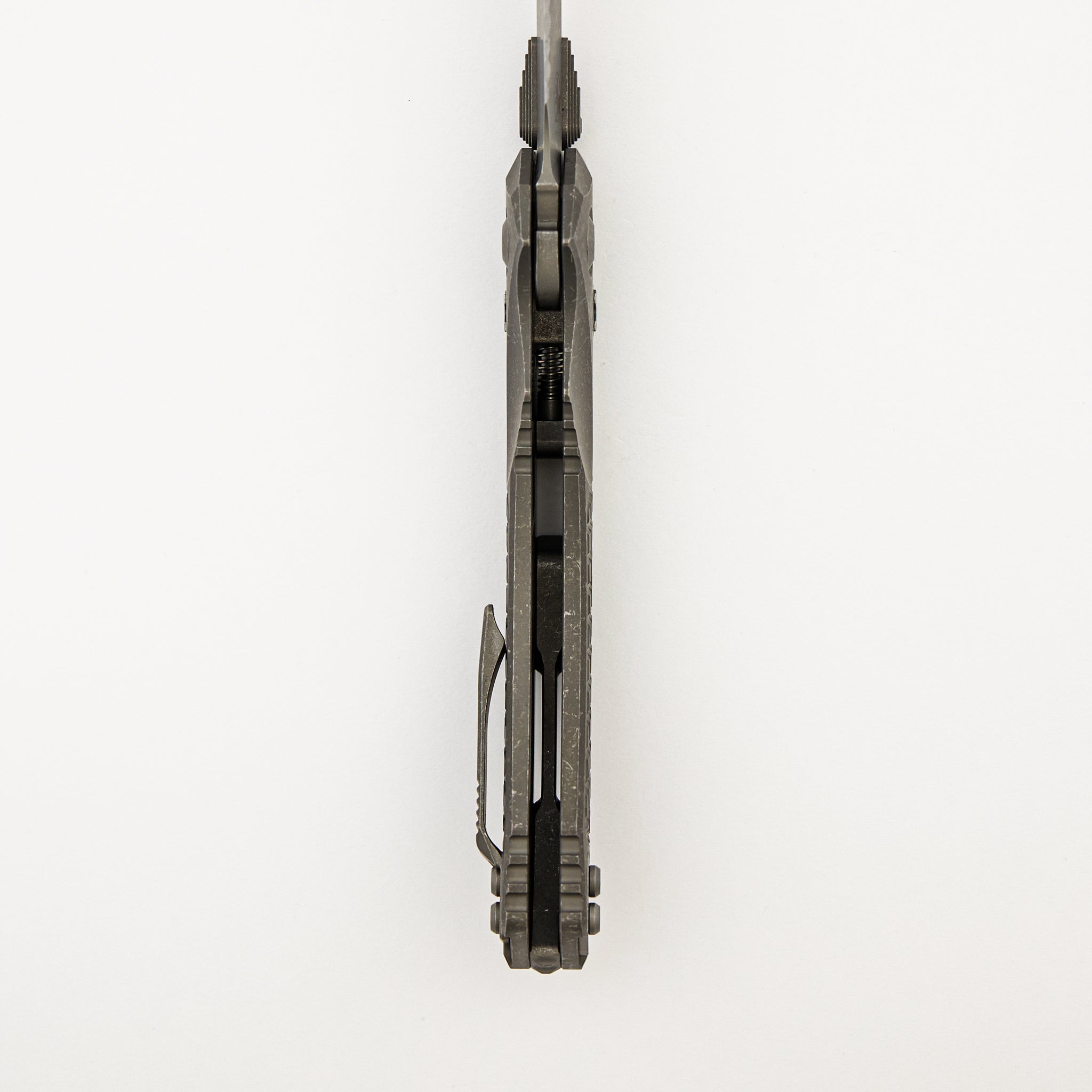 "Marfione Select" Amphibian - RAM-LOK Partial Serrated Apocalyptic Finish Frag Pattern Titanium 137RL-11APFRMS1