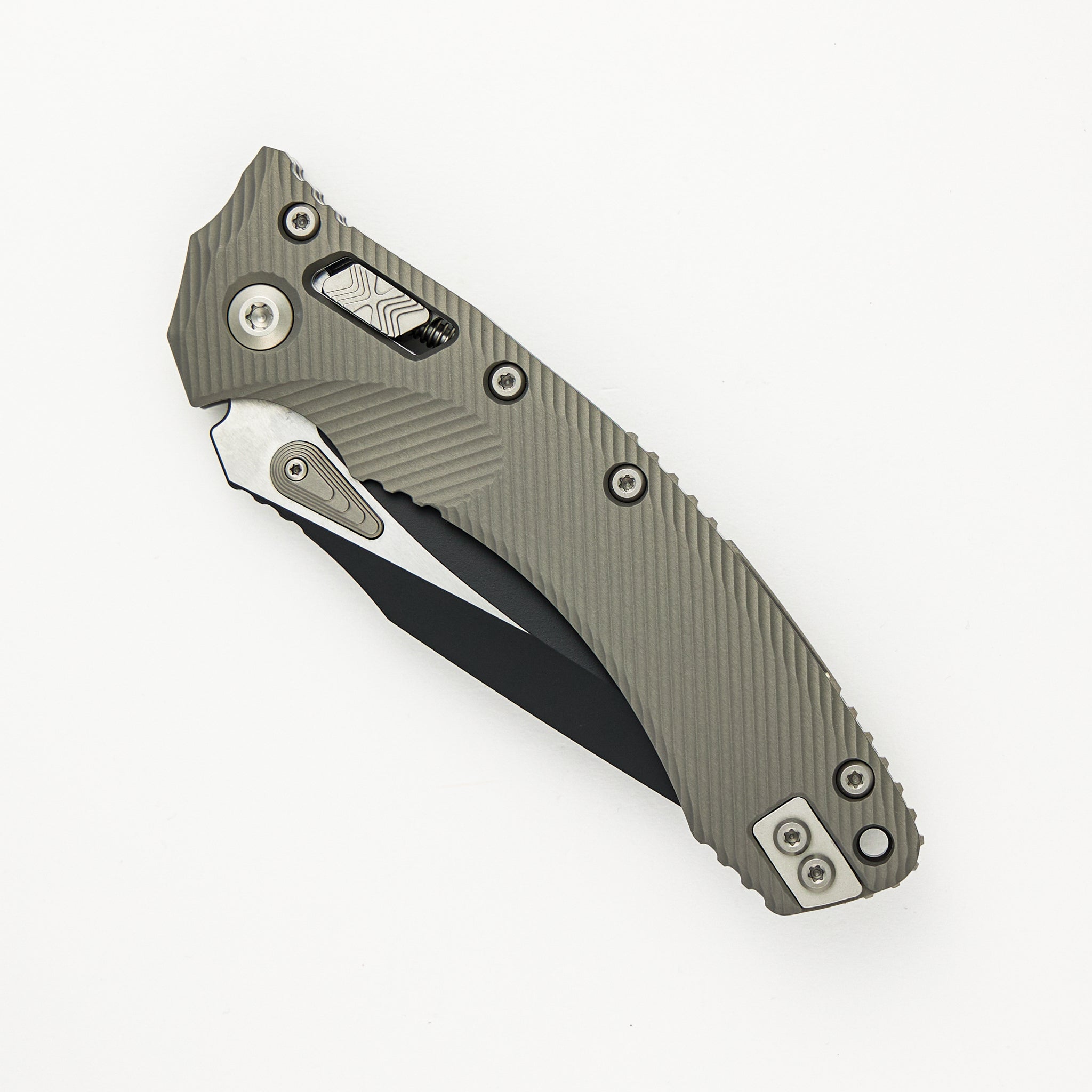 Microtech Amphibian - RAM-LOK S/E Fluted Natural Clear Standard 137RL-1 FLNC