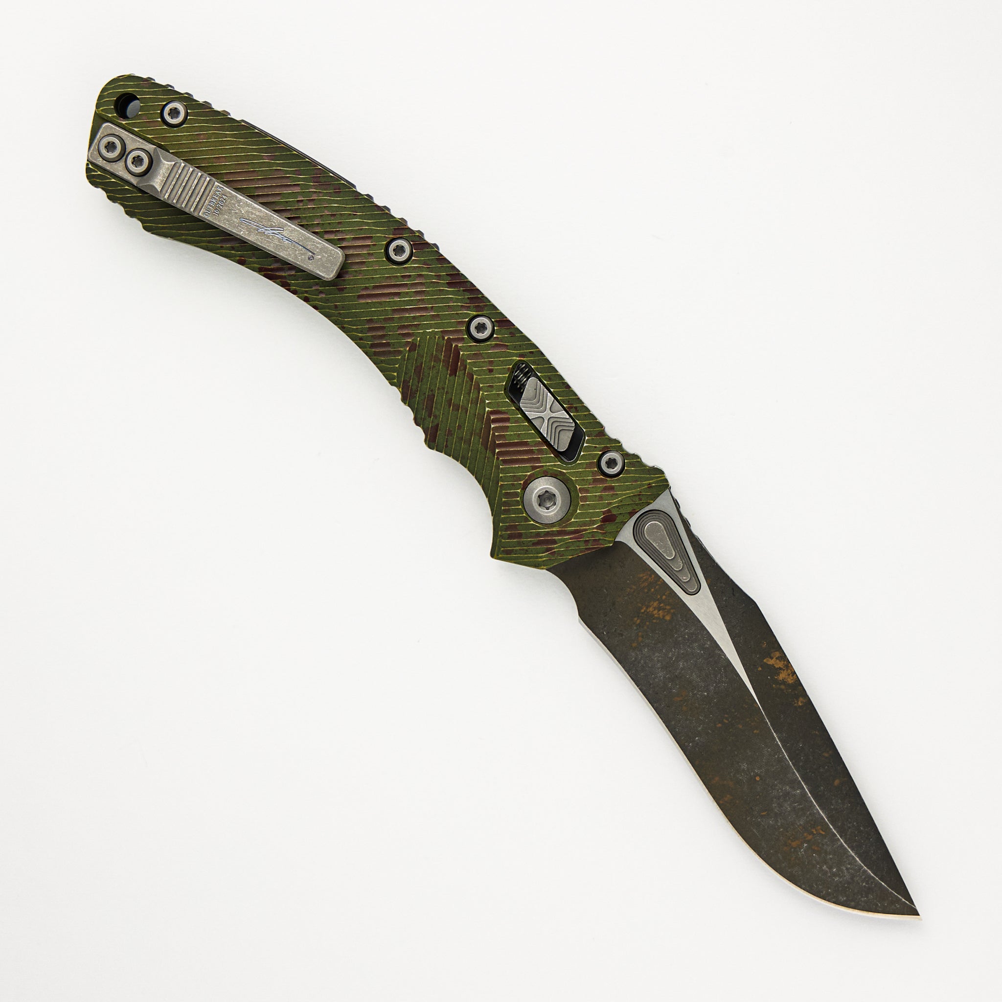 Microtech Amphibian - RAM-LOK S/E Outbreak Signature Series Fluted Standard 137RL-1 FLOBS