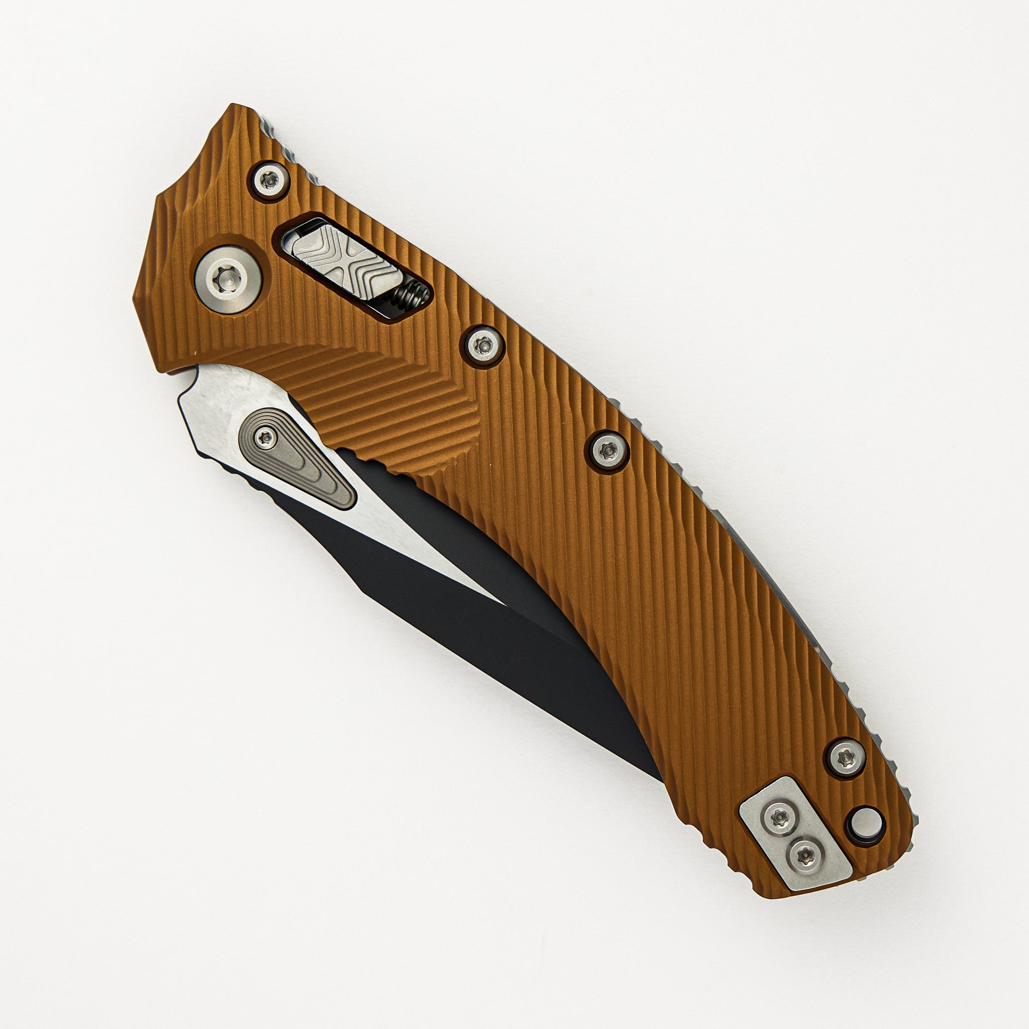 Microtech Amphibian - RAM-LOK S/E Fluted Tan Standard 137RL-1 FLTA