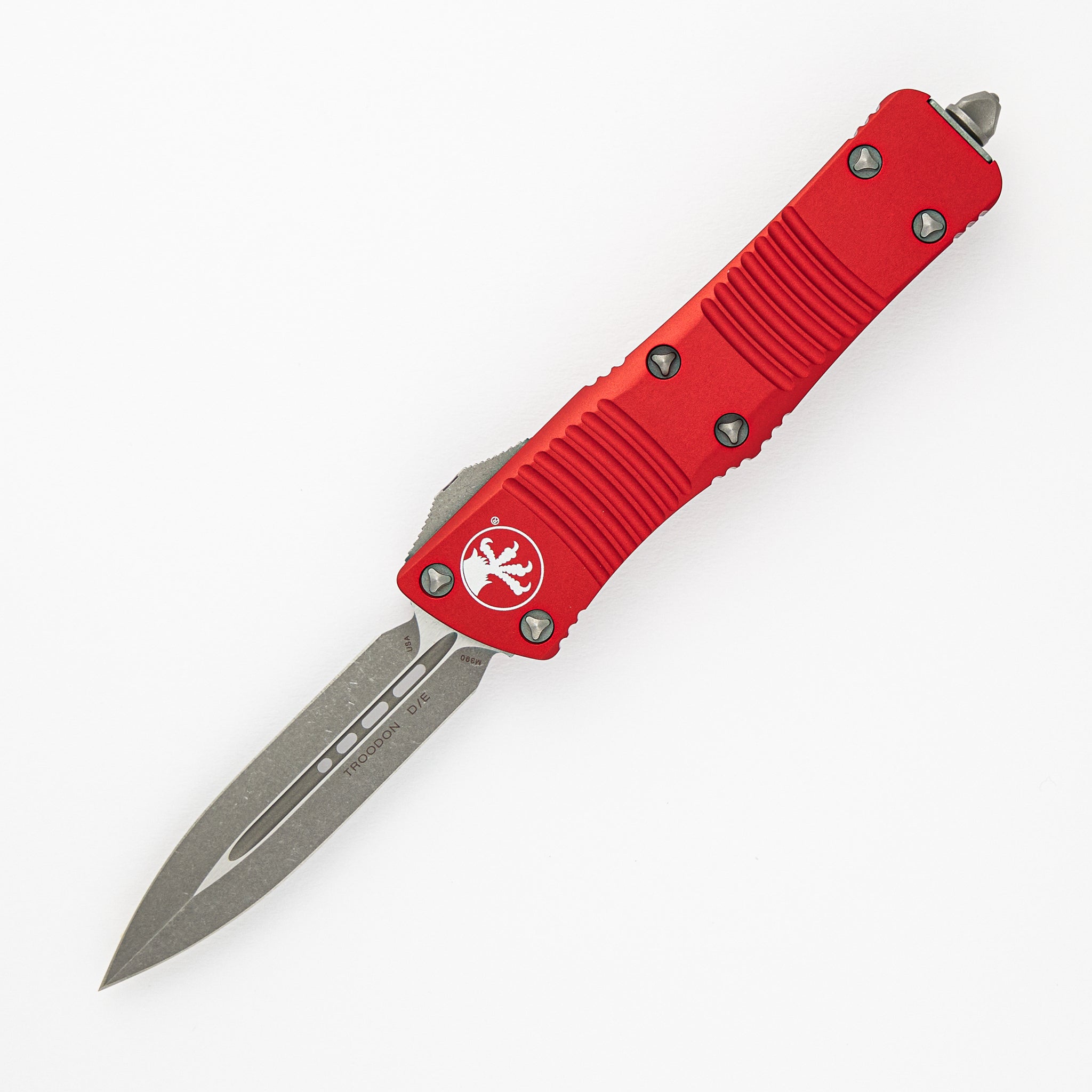 Microtech Troodon – D-E Red Apocalyptic Standard 138-10 APRD