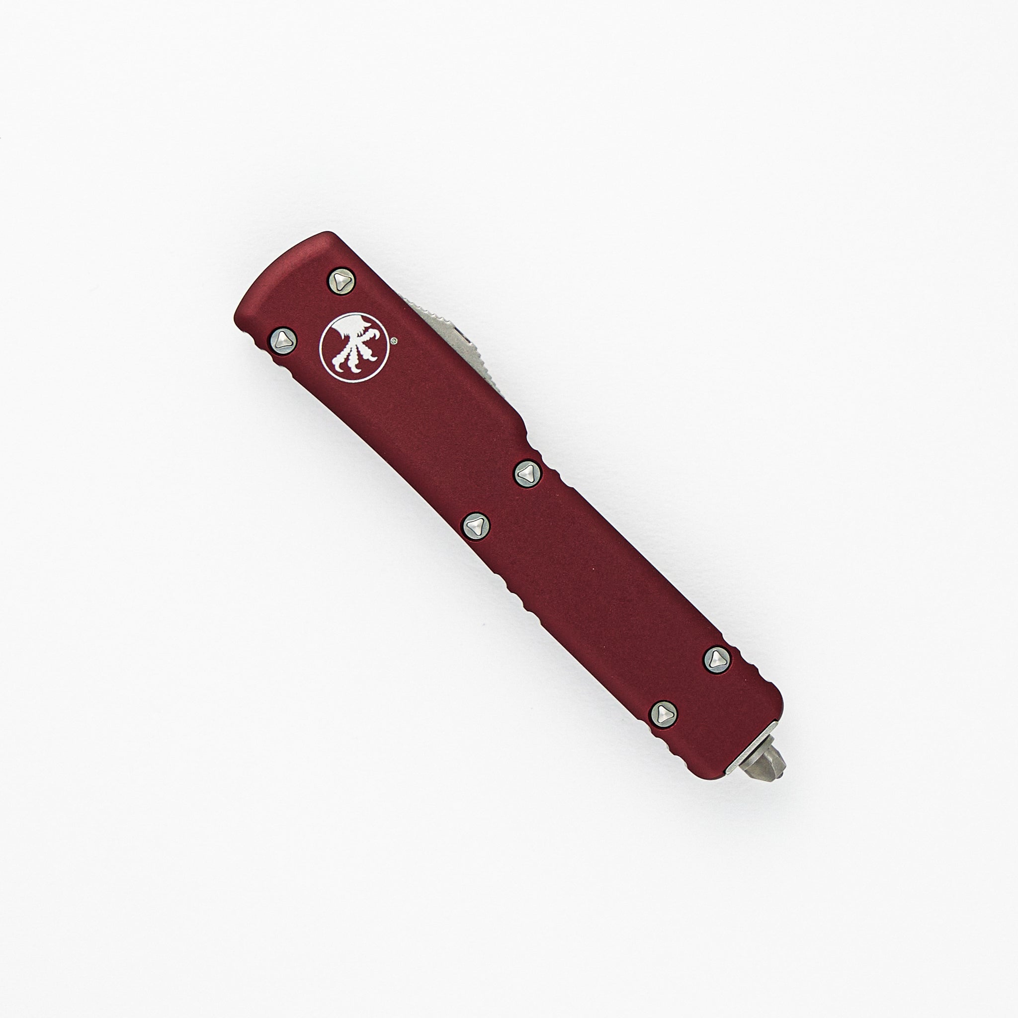 MICROTECH UTX-70 D-E MERLOT STONEWASH STANDARD – M390 BLADE – 147-10 MR