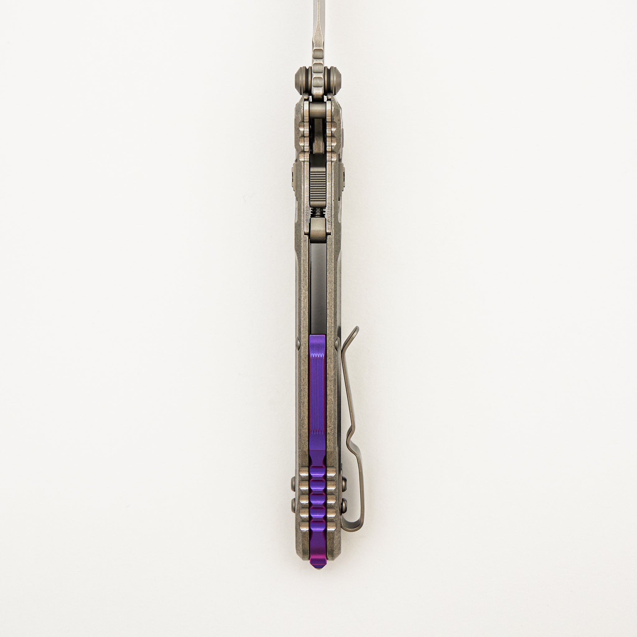 "Marfione Select" Socom Delta RAM-LOK Spear Point Stonewash Finish Titanium w/ Purple Titanium Accents 159RL-10SMS4