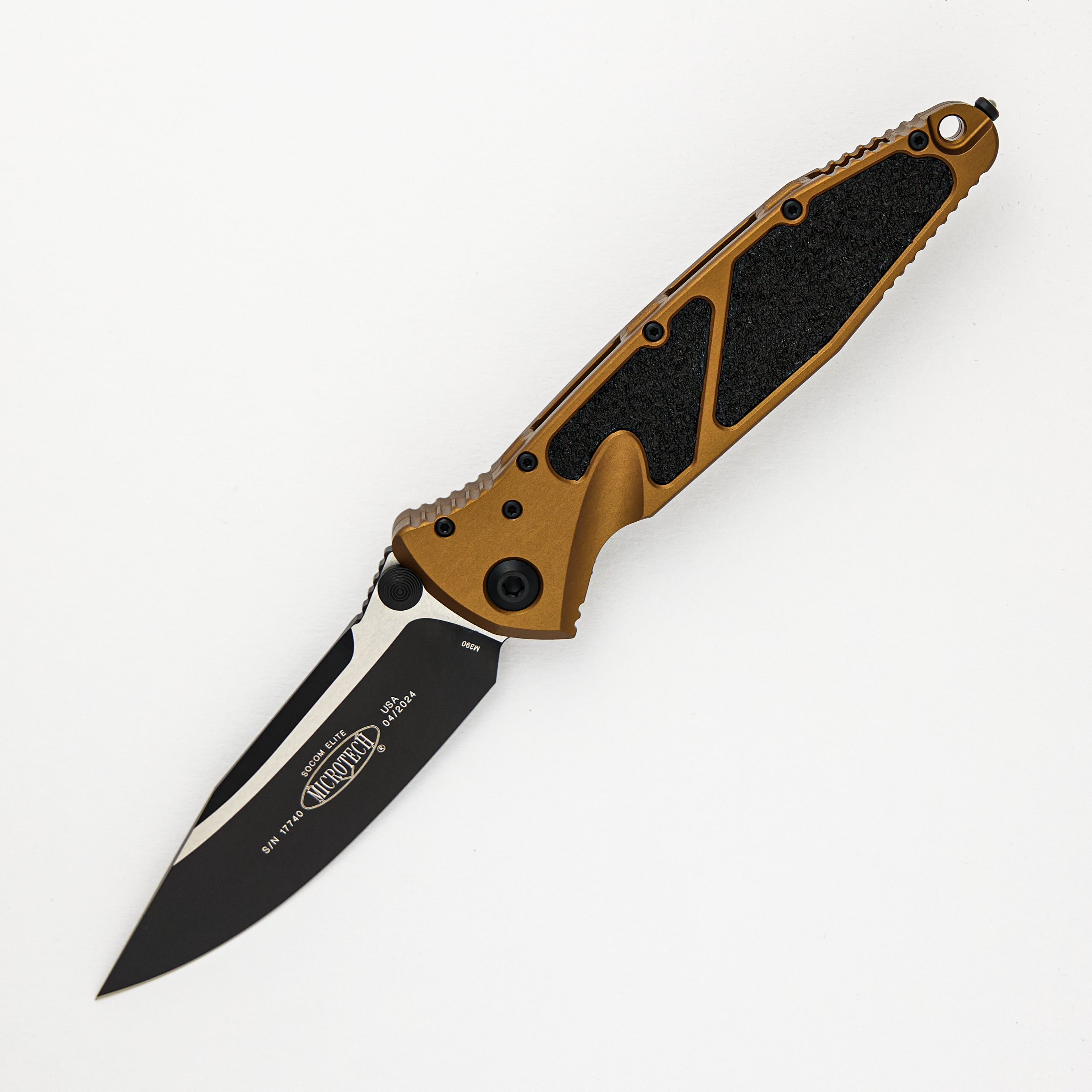 Microtech Socom Elite S/E Black Standard Tan 160-1TA